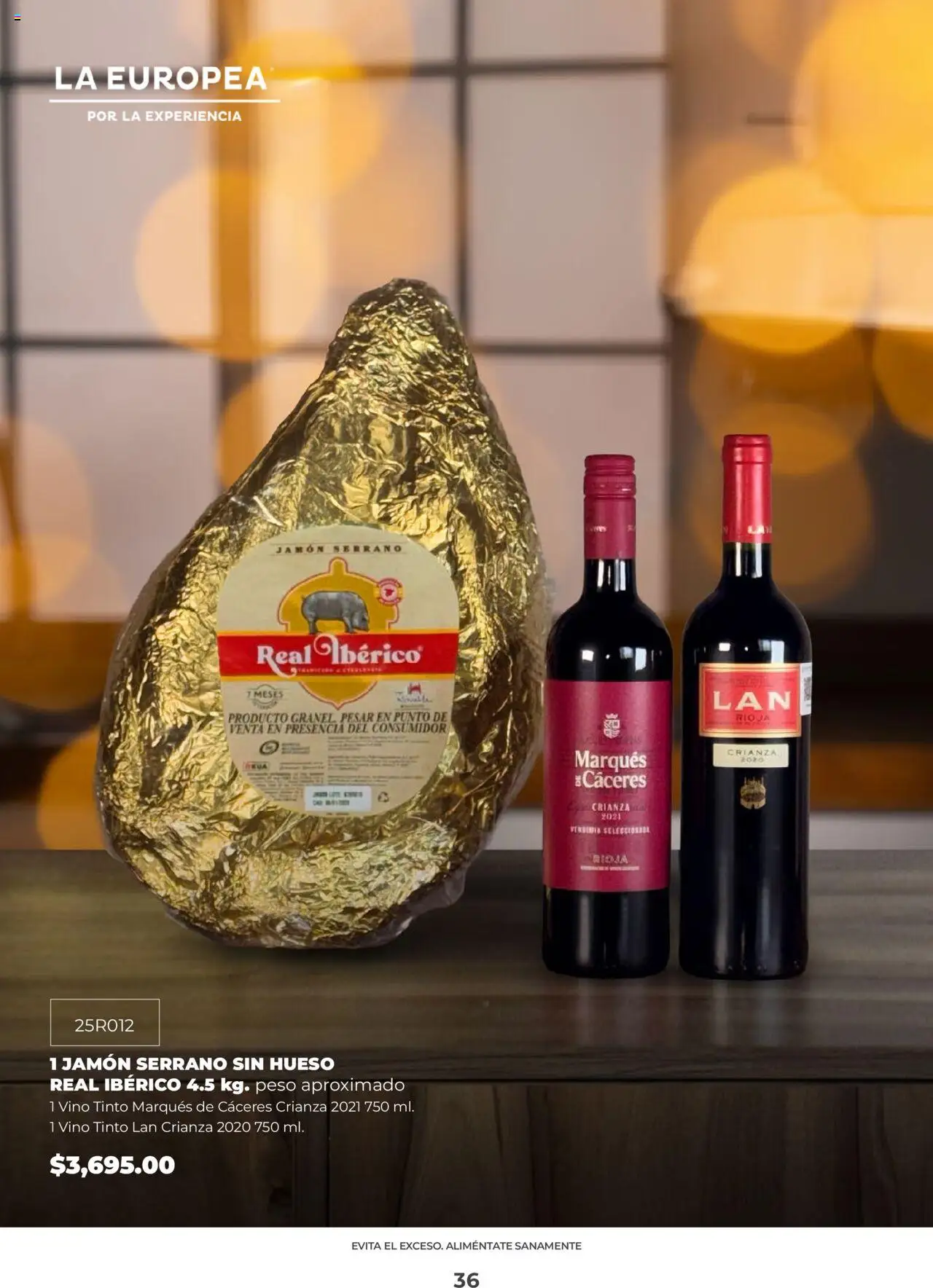 Nuevas ofertas de La Europea válidas en toda la República Mexicana desde el 22.09.2025. ¡Encuentra las mejores ofertas en La Europea catálogo! | Página: 36 | Productos: Jamón, Vino