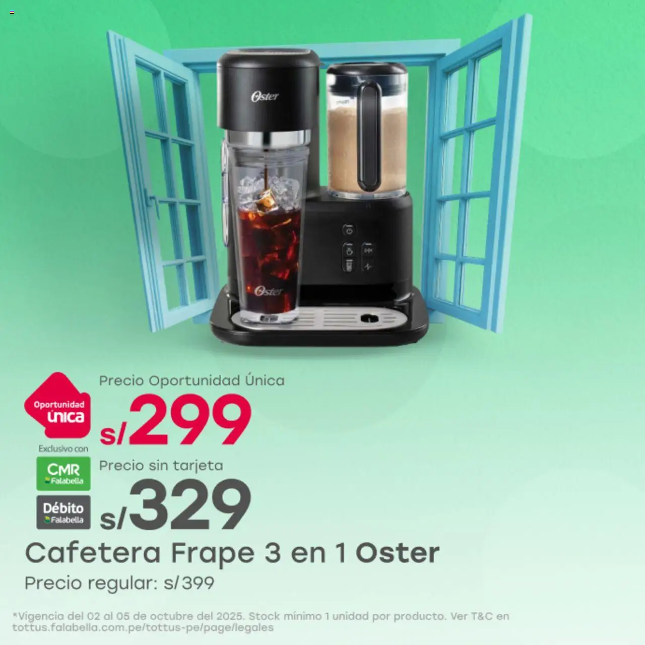Catálogo Tottus válido desde 02.10.2025 | Página: 1 | Productos: Cafetera