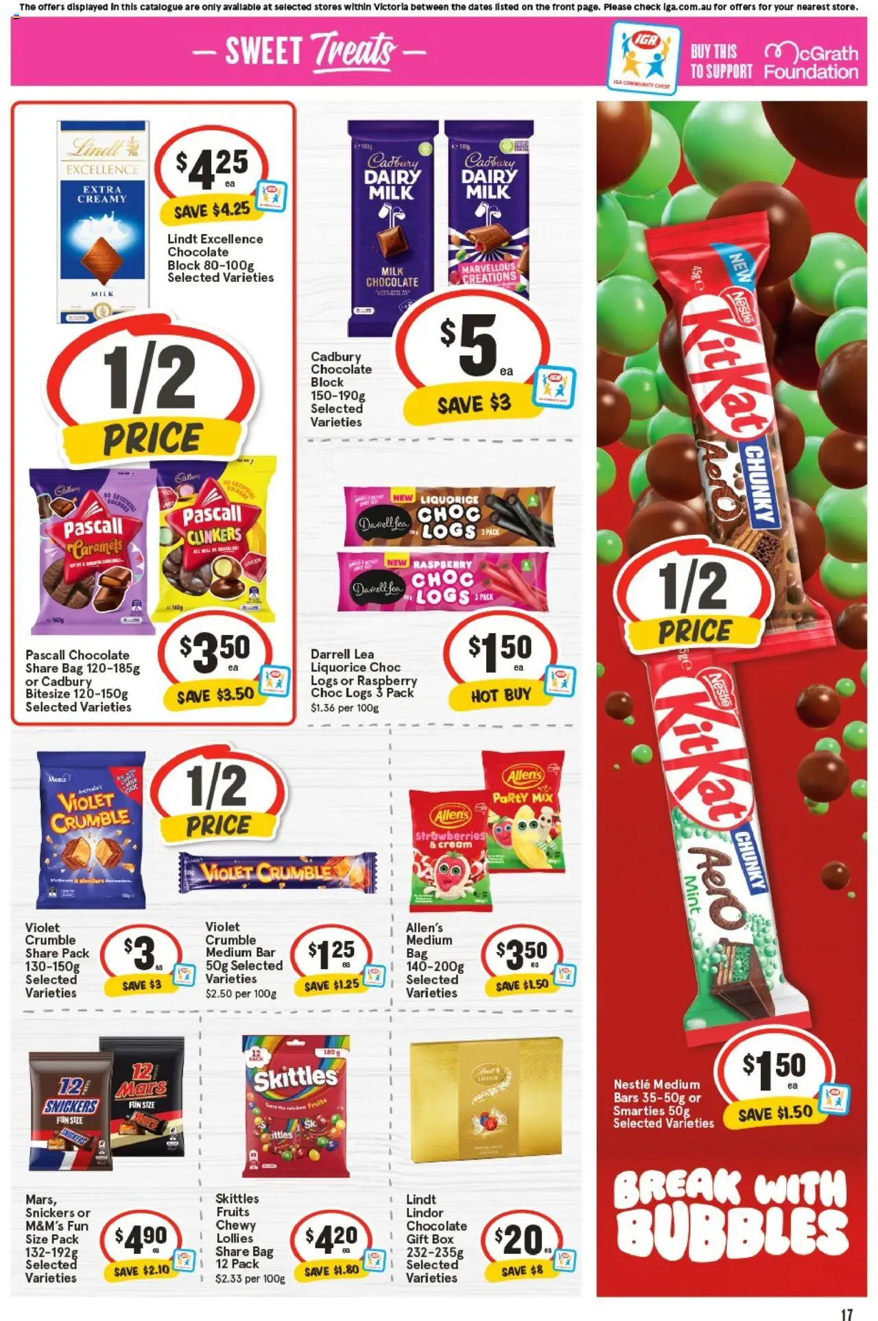 IGA catalogue - valid from 17.09.2025 | Page: 16 | Products: Box, Lollies, Cream, Raspberry