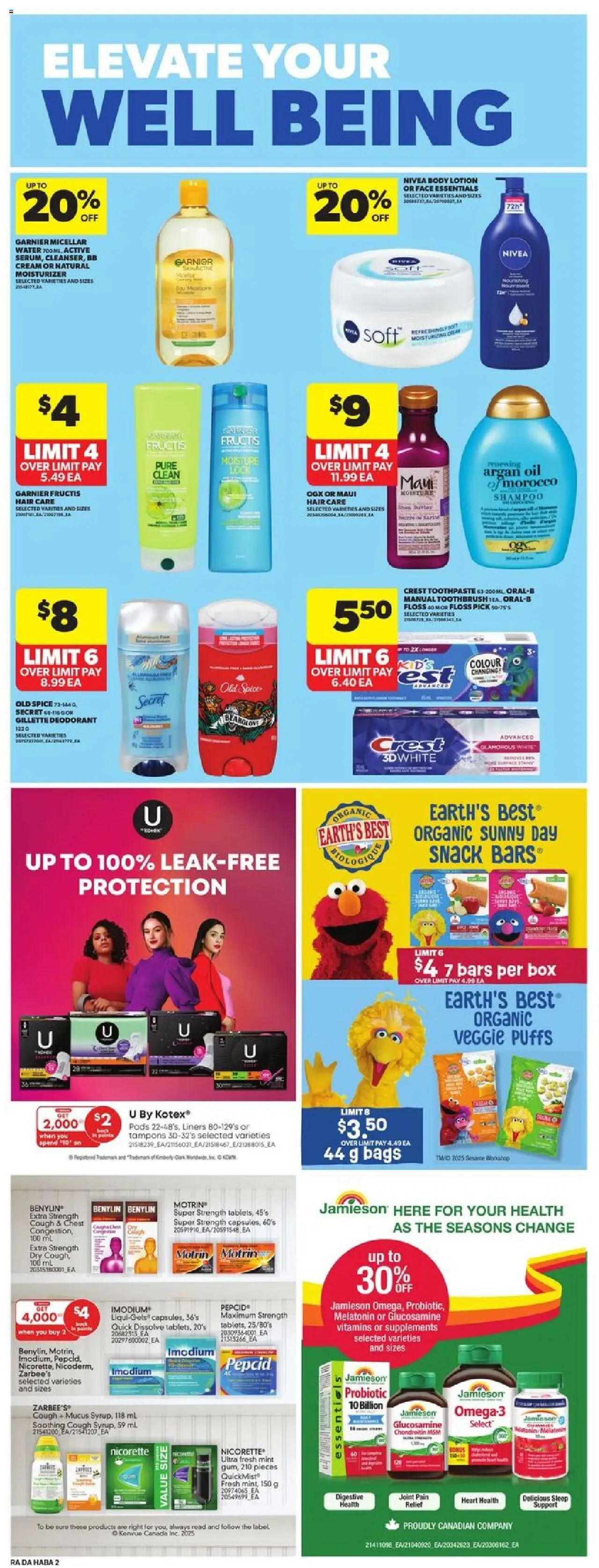 Atlantic Superstore flyer valid from 16.10.2025 | Page: 23 | Products: Shampoo, Micellar water, Deodorant, Oil