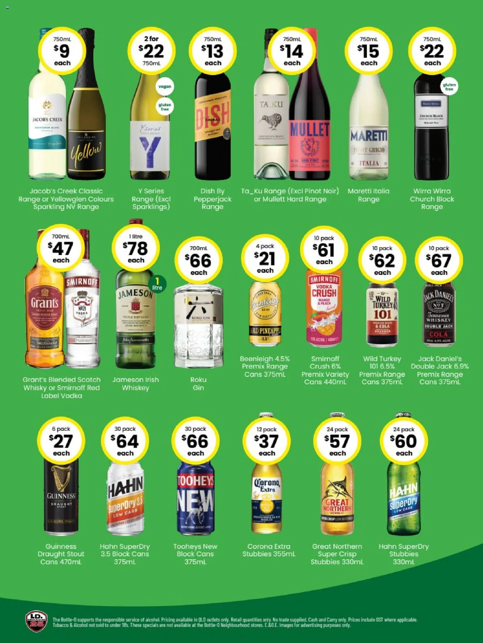 The Bottle-O catalogue - valid from 02.03.2026 | Page: 2 | Products: Gin, Vodka, Whiskey, Mango