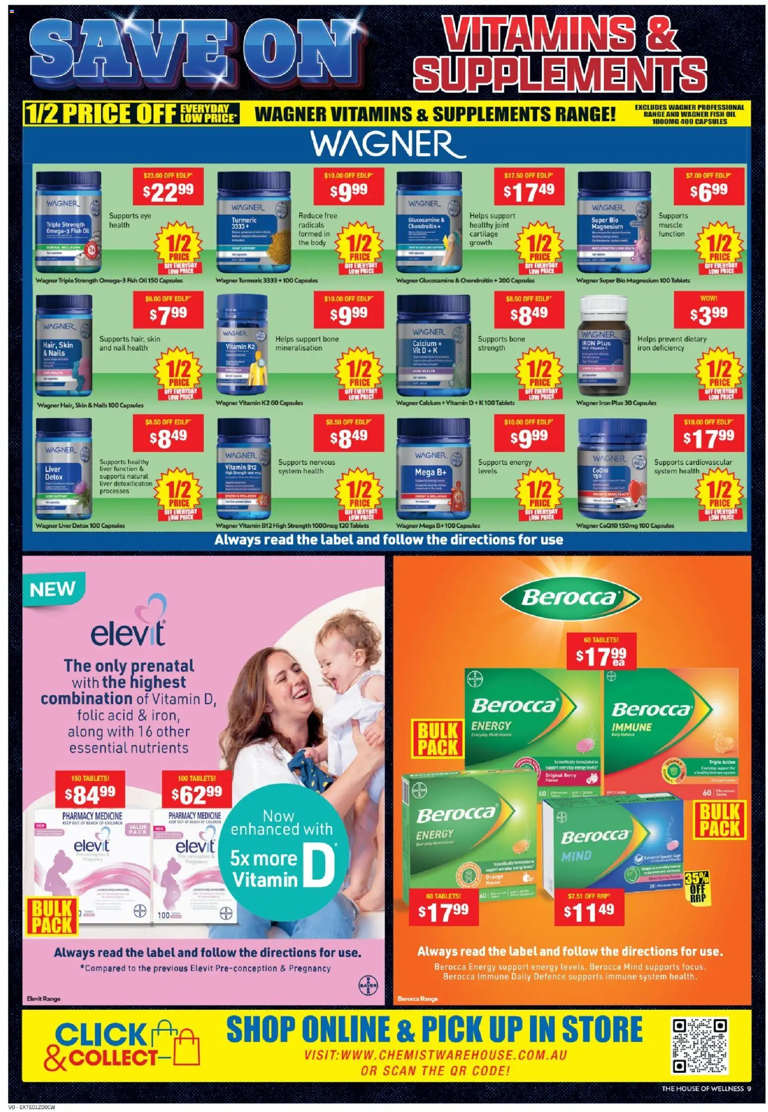 Chemist Warehouse catalogue - valid from 25.12.2025 | Page: 9 | Products: Fish, Multivitamin, Nutrients, Iron