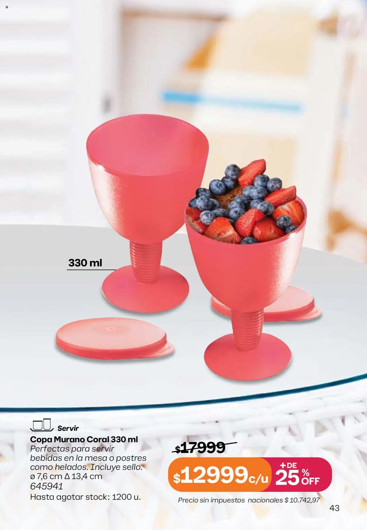 Tupperware Folleto │ válido desde el 08.09.2025 | Página: 44 | Productos: Mesa