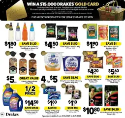 Drakes catalogue - valid from 27.08.2025 | Page: 2 | Products: Dairy, Bread, Dog food, Laundry