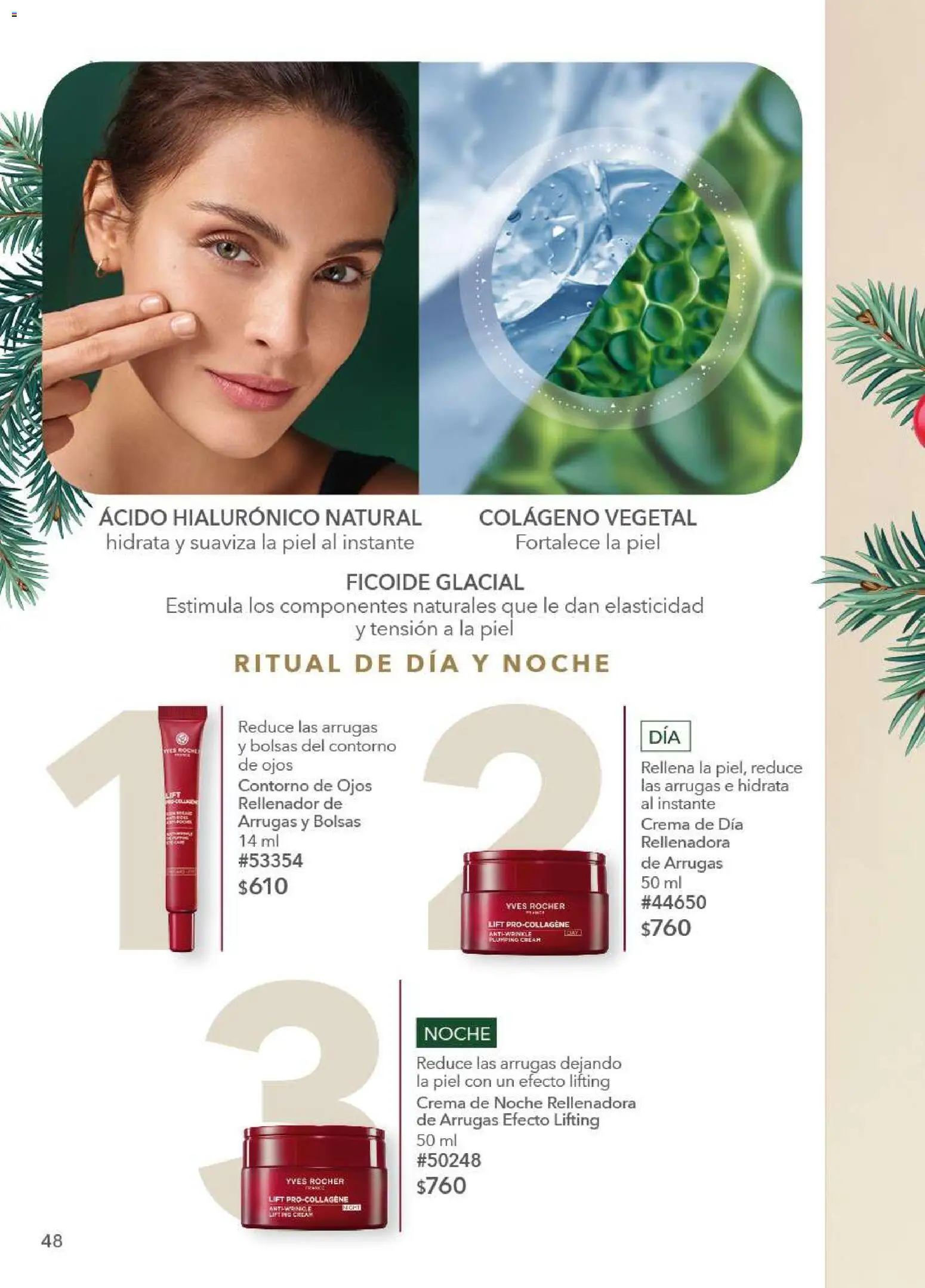 Nuevas ofertas de Yves Rocher válidas en toda la República Mexicana desde el 09.12.2025. ¡Encuentra las mejores ofertas en Yves Rocher campaña 17 2025! | Página: 48 | Productos: Contorno de ojos, Crema, Contorno