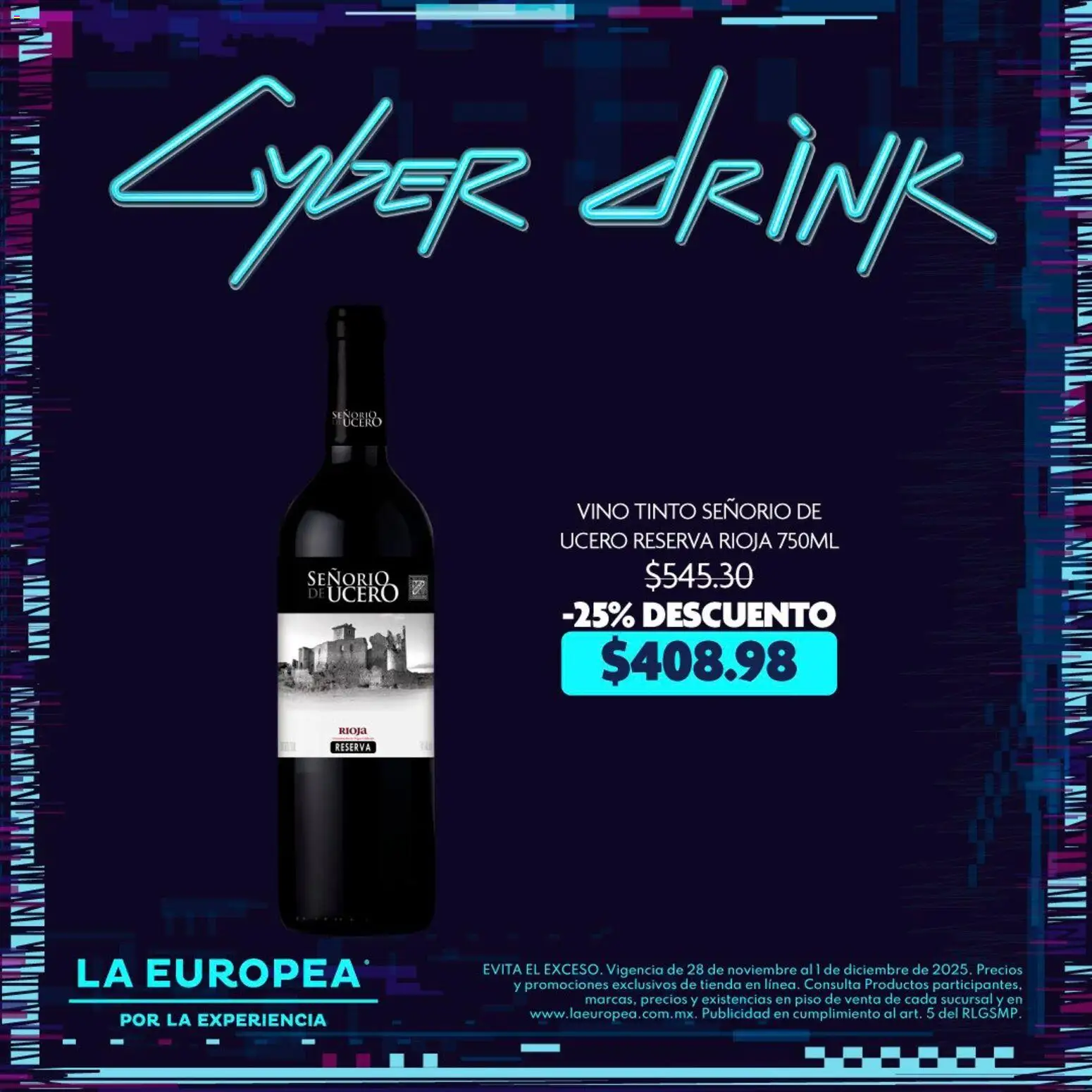 Nuevas ofertas de La Europea válidas en toda la República Mexicana desde el 28.11.2025. ¡Encuentra las mejores ofertas en La Europea Cyber Drink! | Página: 2
