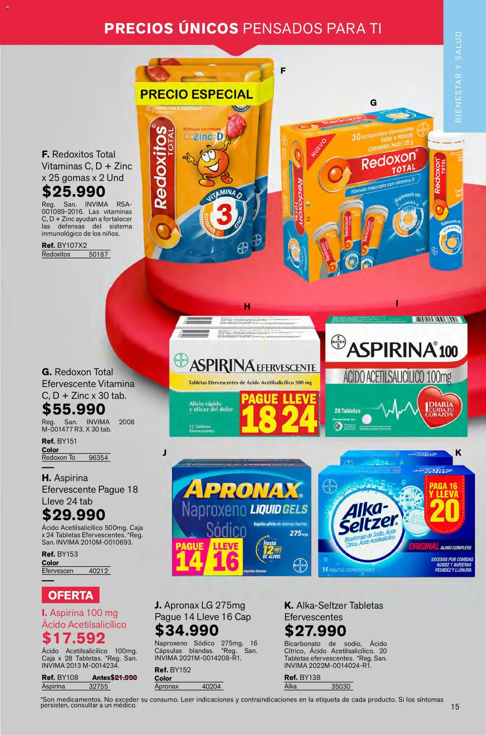 Leonisa revista - valida desde el 02.01.2026 | Página: 15 | Productos: Gomas, Caja, Vitaminas
