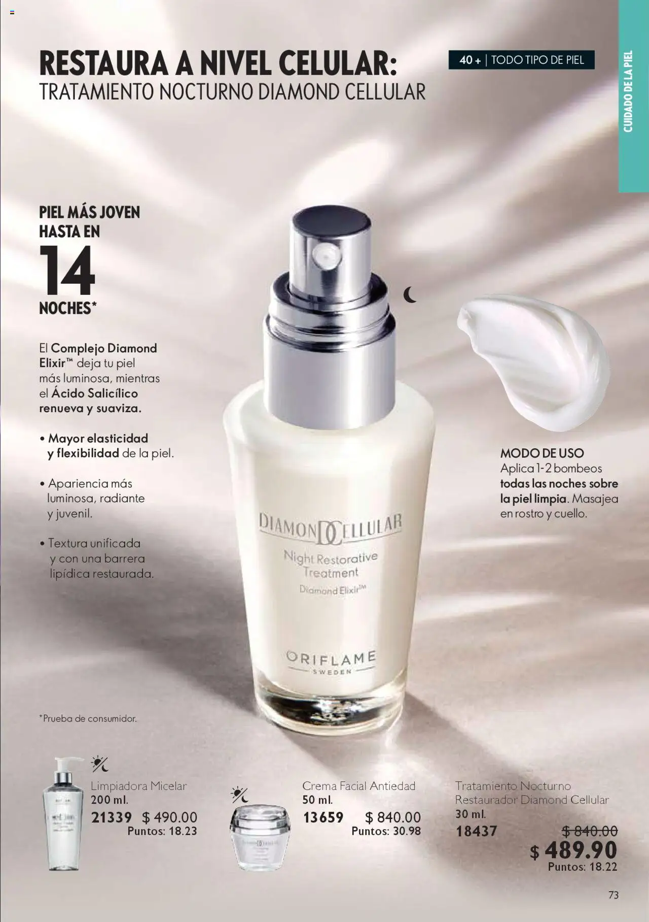 Nuevas ofertas de Oriflame válidas en toda la República Mexicana desde el 13.09.2025. ¡Encuentra las mejores ofertas en Oriflame - Campaña 13 2025! | Página: 73
