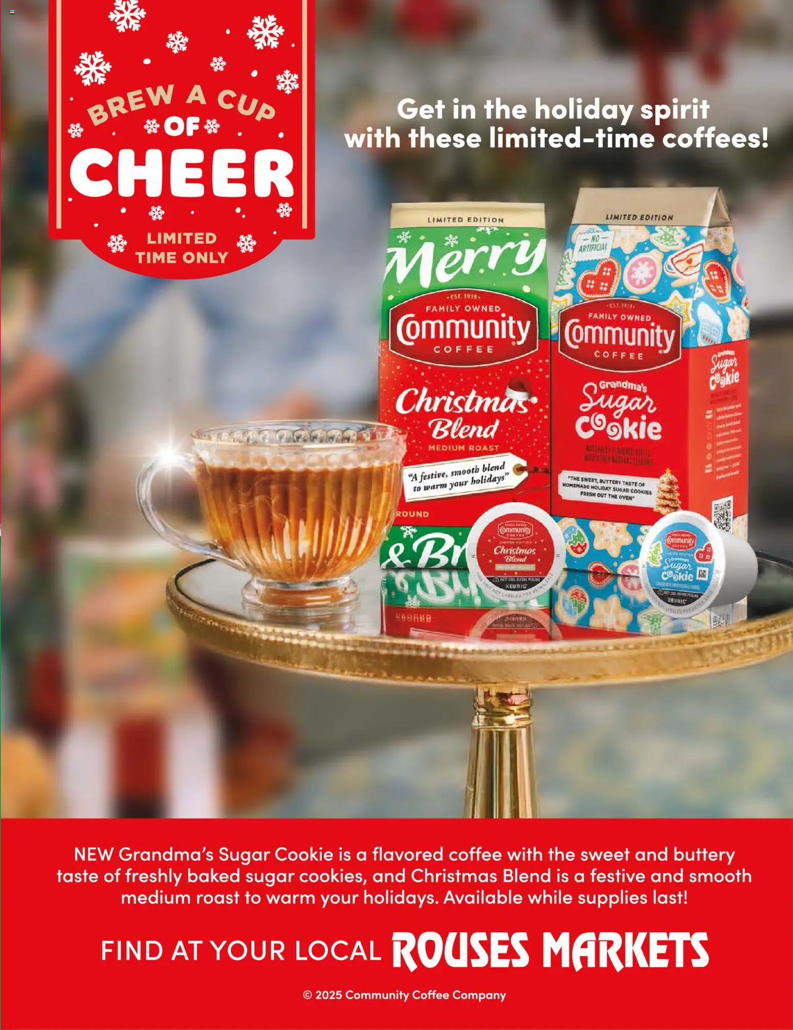 Rouses Magazine Winter 2025 - valid from 20.11.2025 | Page: 31 | Products: Coffee, Cookies, Sugar, Oven