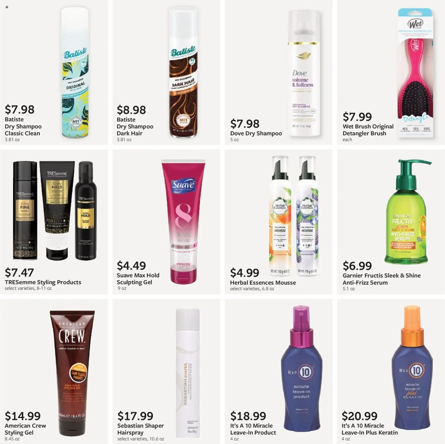 Fareway Monthly Ad - valid from 01.12.2025 | Page: 33 | Products: Brush, Shampoo