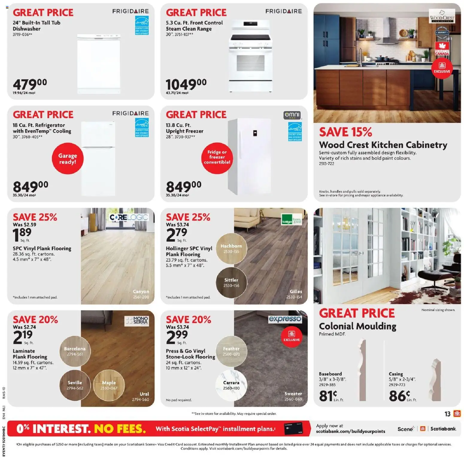 Home Hardware flyer valid from 01.01.2026 | Page: 14 | Products: Refrigerator, Freezer, Dishwasher, Sweater