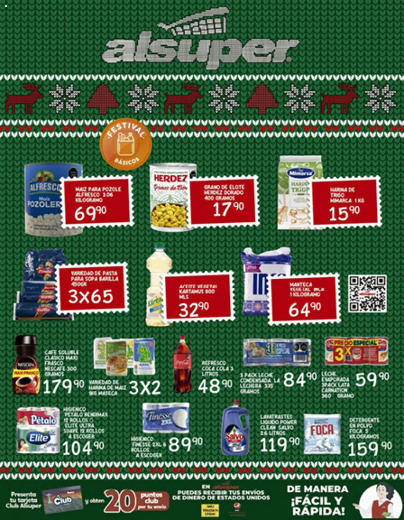 Nuevas ofertas de Alsuper válidas en toda la República Mexicana desde el 05.12.2025. ¡Encuentra las mejores ofertas en Alsuper folleto Laguna! | Página: 8 | Productos: Detergente, Harina, Leche, Café