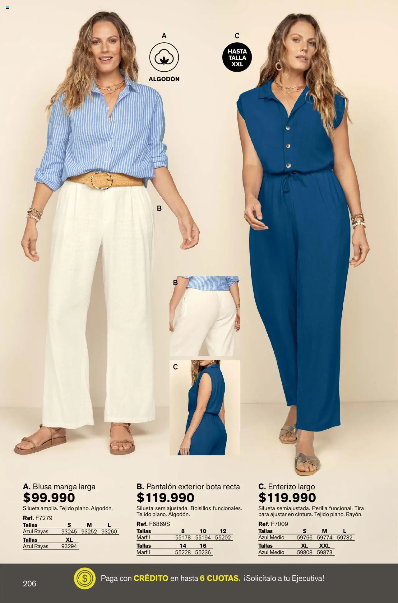 Leonisa revista - valida desde el 04.08.2025 | Página: 206 | Productos: Algodón, Blusa, Enterizo