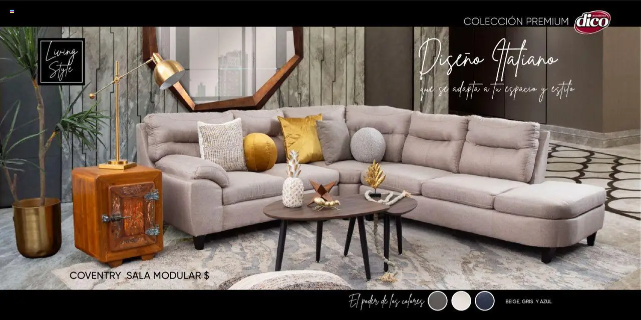 Nuevas ofertas de Muebles Dico válidas en toda la República Mexicana desde el 25.10.2024. ¡Encuentra las mejores ofertas en Muebles Dico catálogo Colleción Premium ! | Página: 14 | Productos: Modular