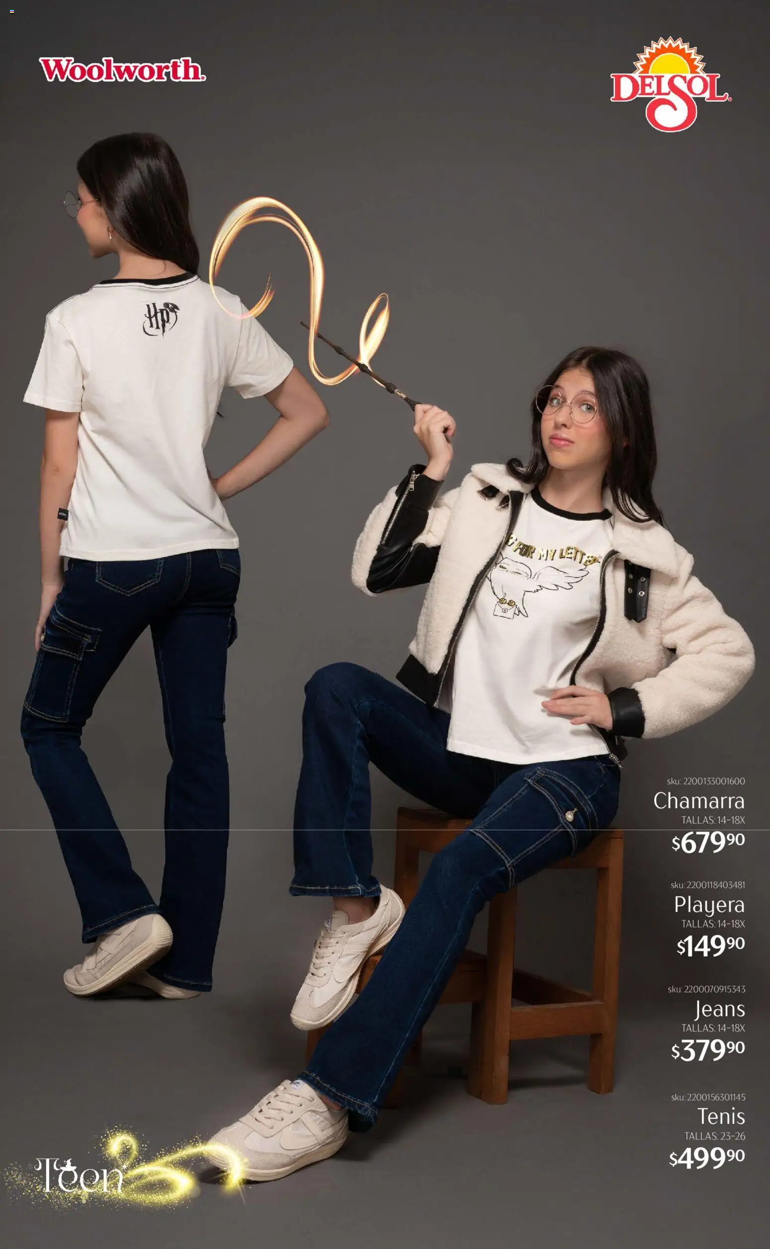 Nuevas ofertas de Del Sol y Woolworth válidas en toda la República Mexicana desde el 04.12.2025. ¡Encuentra las mejores ofertas en Del Sol y Woolworth catálogo Harry Potter! | Página: 11
