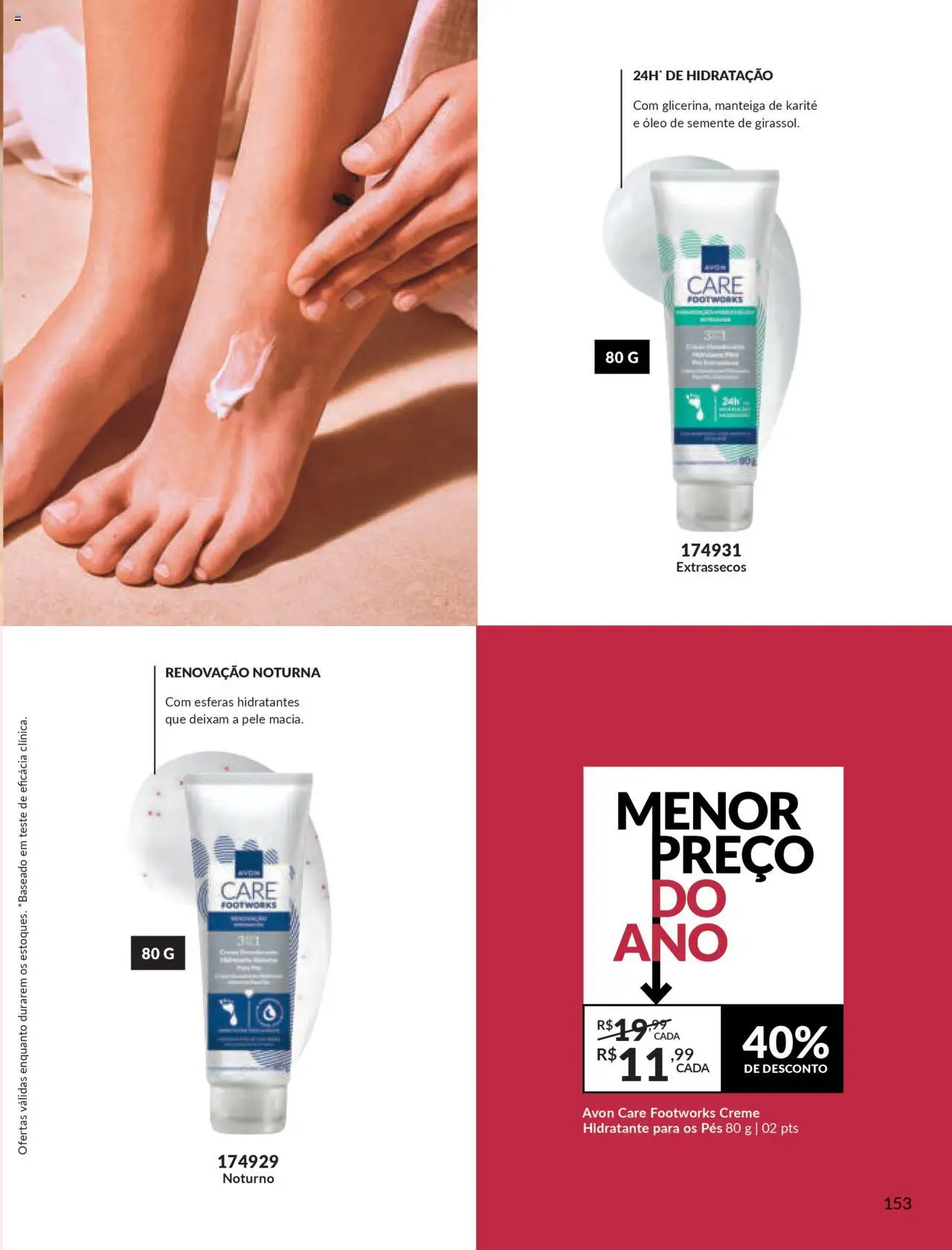 Avon Folheto - válido de 07.10.2025 | Página: 153 | Produtos: Manteiga, Óleo, Creme