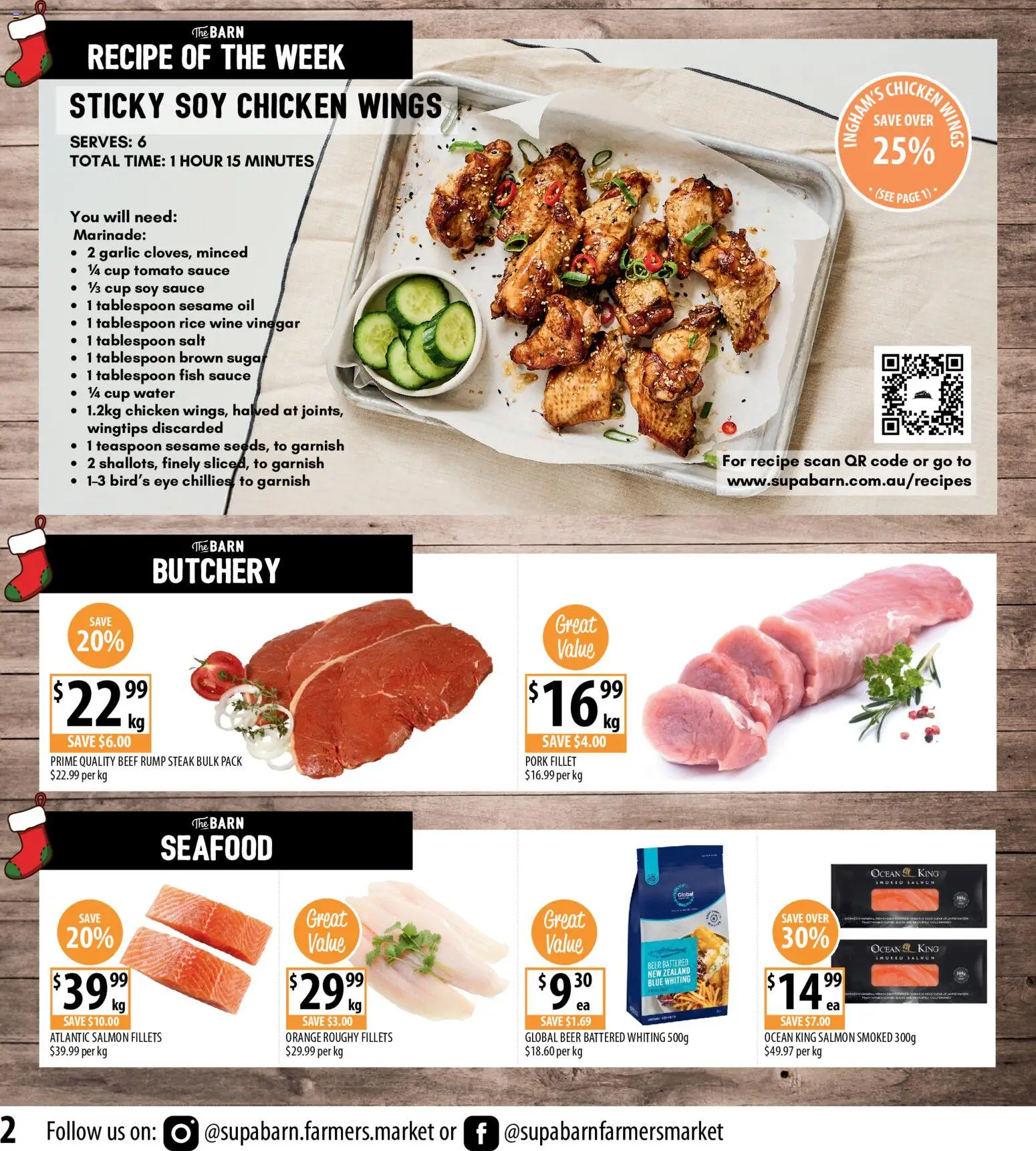 Supabarn catalogue - valid from 03.12.2025 | Page: 2 | Products: Chicken, Salmon, Salt, Seafood