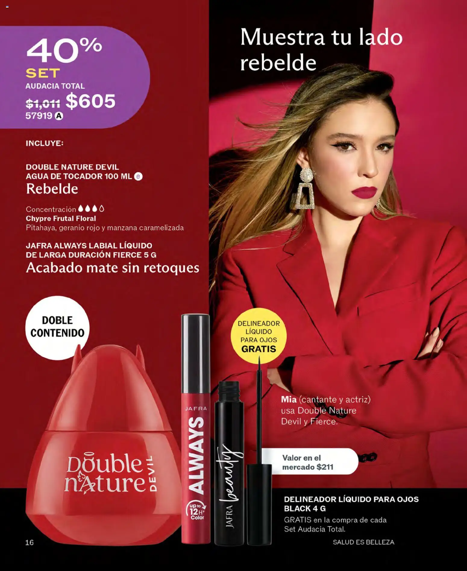 Nuevas ofertas de JAFRA válidas en toda la República Mexicana desde el 01.03.2026. ¡Encuentra las mejores ofertas en JAFRA catálogo! | Página: 16