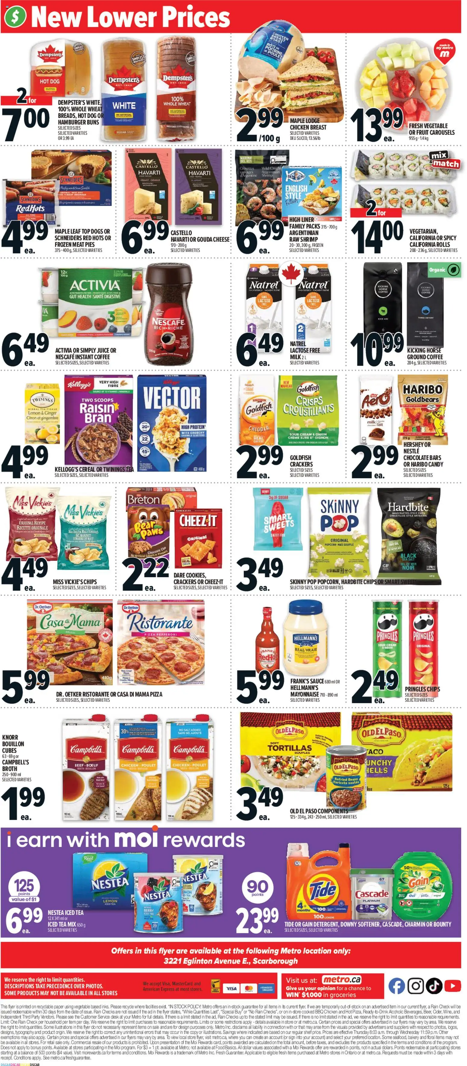 Metro flyer valid from 30.04.2026 | Page: 4 | Products: Tea, Chips, Coffee, Pizza