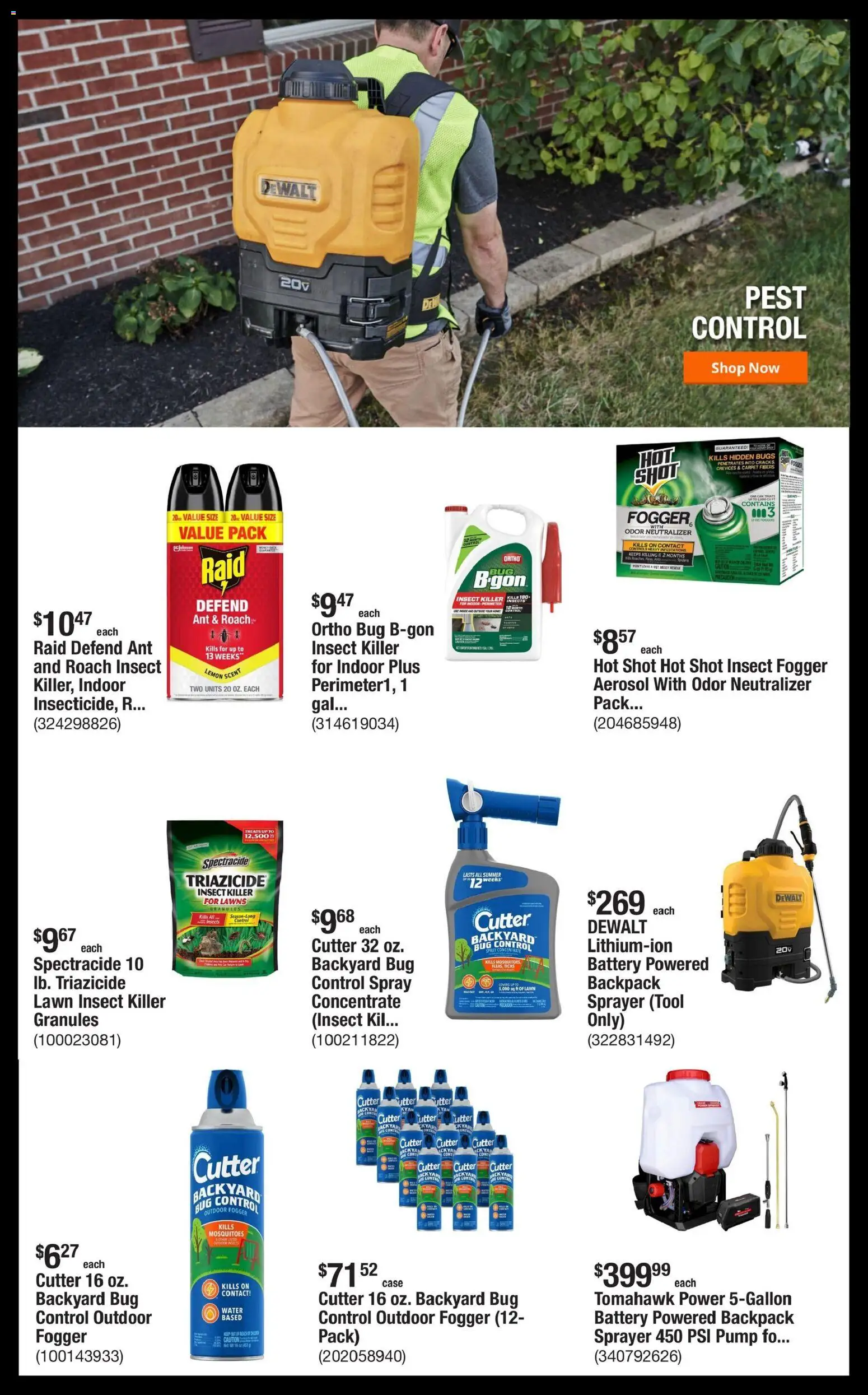 Home Depot Shop Pro Ad - NY - valid from 20.04.2026 | Page: 2 | Products: Pump, Water, Backpack, Case