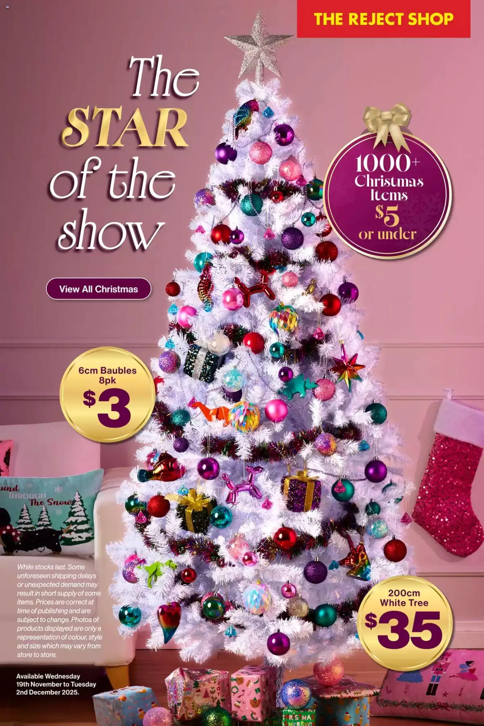 The Reject Shop catalogue - valid from 19.11.2025 | Page: 1