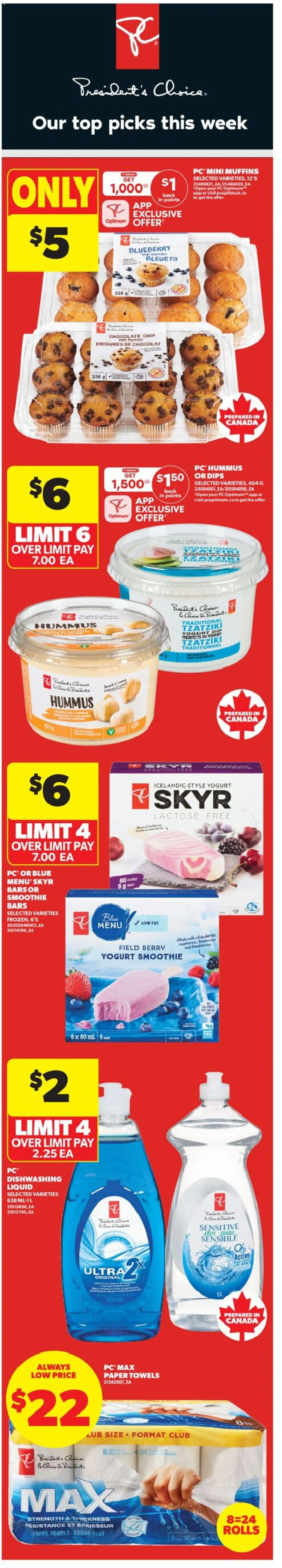 Real Canadian Superstore flyer valid from 23.04.2026 | Page: 2 | Products: PC, Yogurt, Chocolate