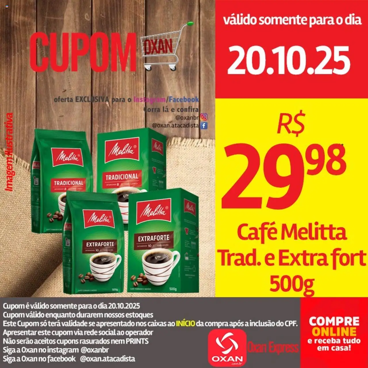 Oxan Atacadista Folheto - válido de 20.10.2025 | Página: 4 | Produtos: Café