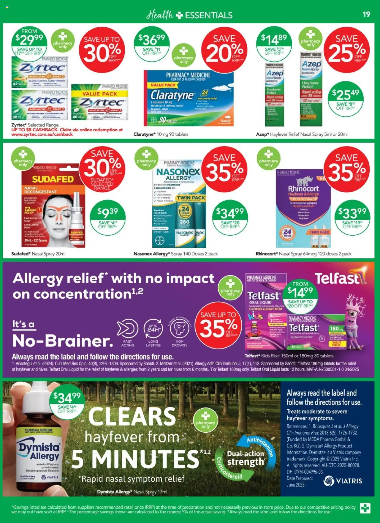 Terry White catalogue - valid from 11.09.2025 | Page: 22 | Products: Date, Nasal spray, Treatment, Tablets
