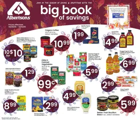 Preview of Albertsons weekly ads valid from 28.10.2025