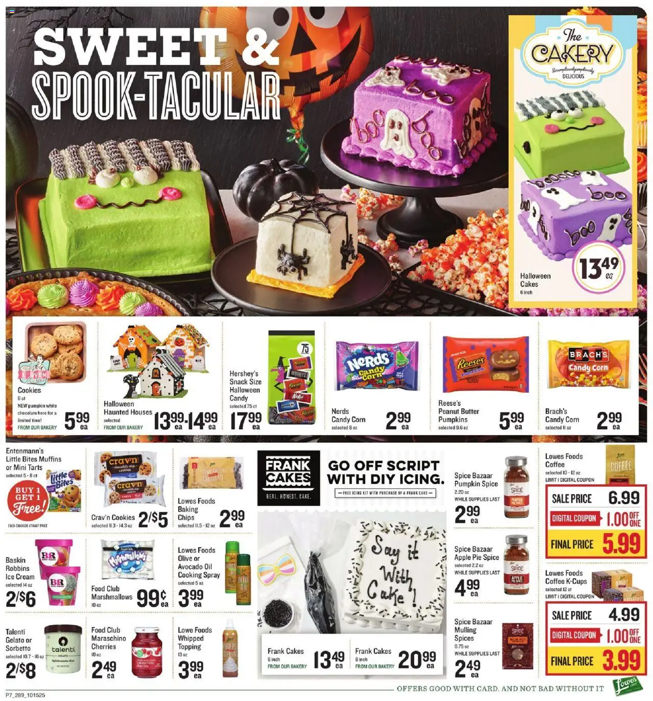 Lowes Foods Weekly Ad - GA - valid from 15.10.2025 | Page: 13 | Products: Bakery, Ice cream, Avocado, Spices