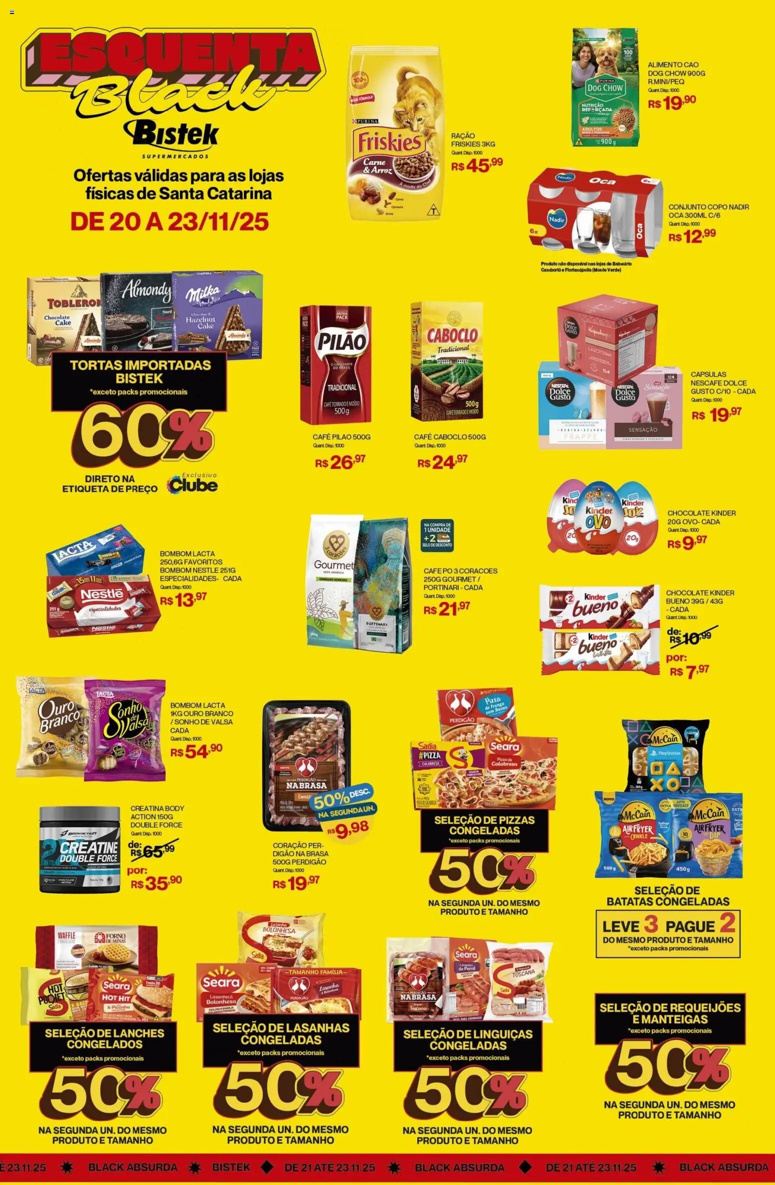 Bistek Supermercados Folheto - válido de 20.11.2025 | Página: 2 | Produtos: Pernil, Lasanha, Café pilão, Body