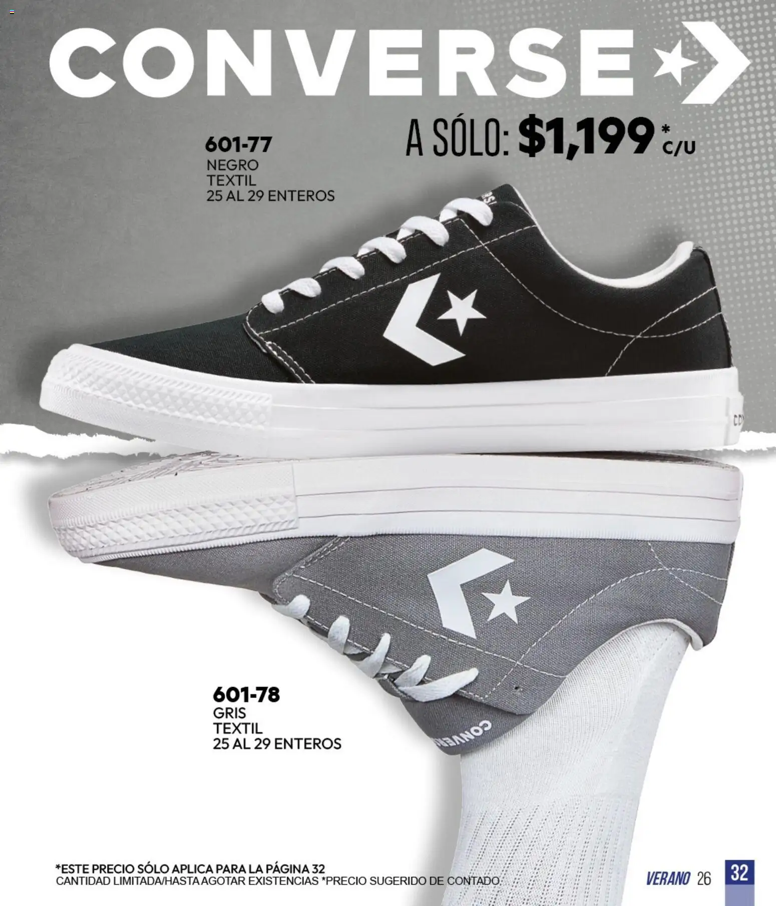 Nuevas ofertas de Cklass válidas en toda la República Mexicana desde el 05.03.2026. ¡Encuentra las mejores ofertas en Cklass catálogo Sportbrands Verano Caballero! | Página: 33