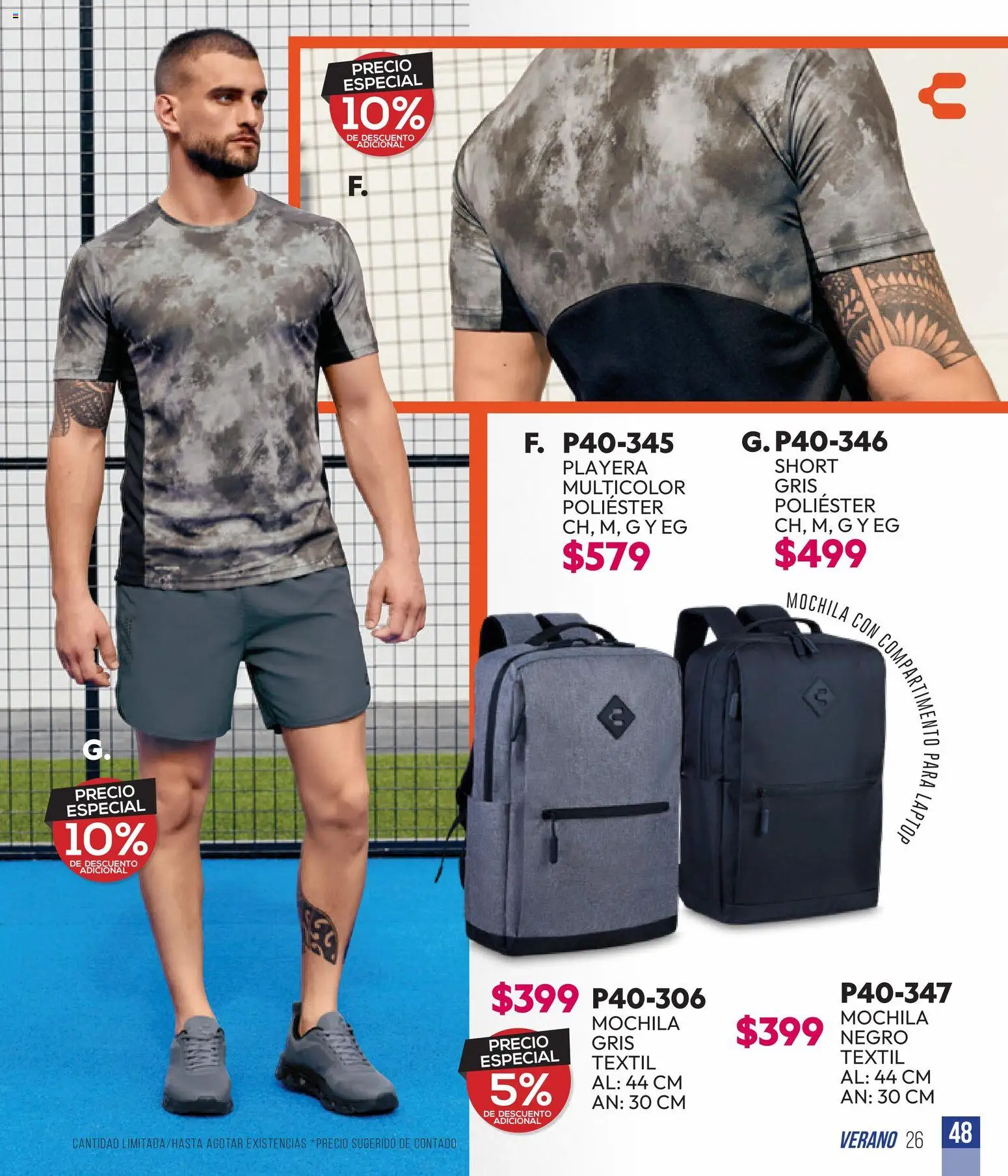 Nuevas ofertas de Cklass válidas en toda la República Mexicana desde el 28.04.2026. ¡Encuentra las mejores ofertas en Cklass catálogo Sportweek! | Página: 163 | Productos: Mochila, Playera, Short