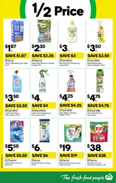 Woolworths catalogue - valid from 09.07.2025 | Page: 14 | Products: Cleaner, Sponge, Laundry, Bathroom