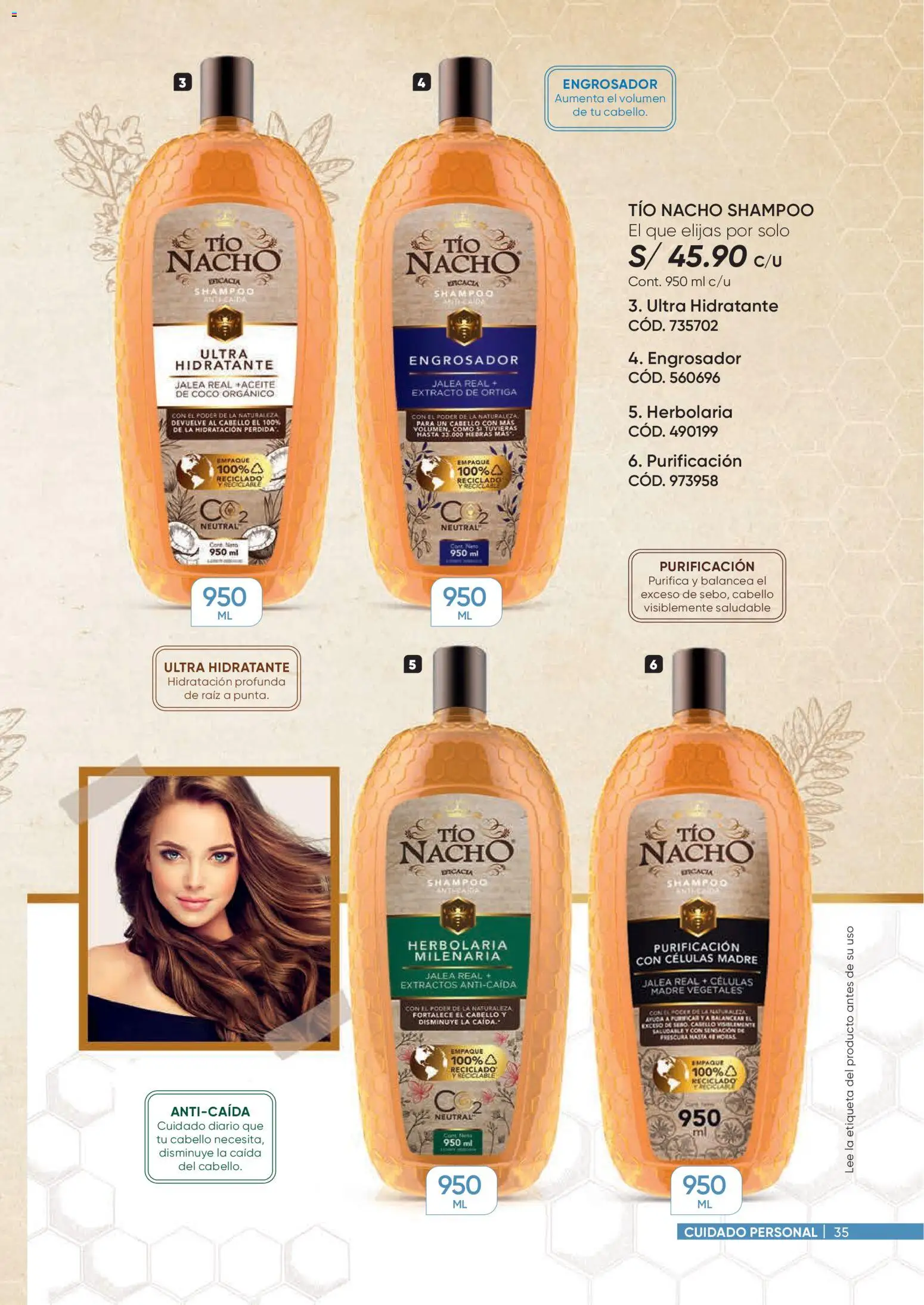 Catálogo Azzorti válido desde 09.03.2026 | Página: 35 | Productos: Shampoo, Empaque