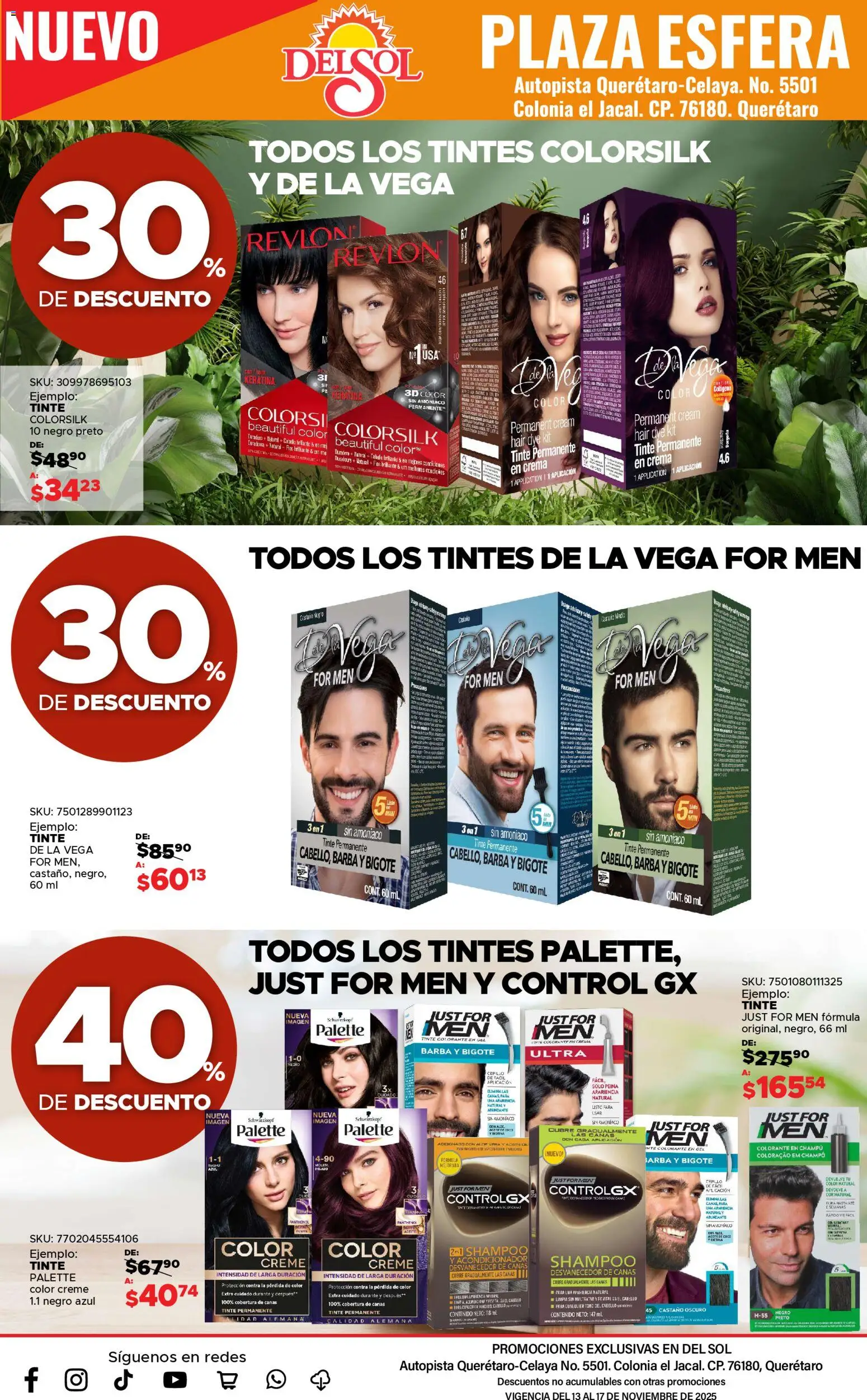 Nuevas ofertas de Del Sol y Woolworth válidas en toda la República Mexicana desde el 13.11.2025. ¡Encuentra las mejores ofertas en Del Sol y Woolworth catálogo Apertura Querétaro Esfera 1201! | Página: 47 | Productos: Crema, Cepillo, Aceite, Acondicionador