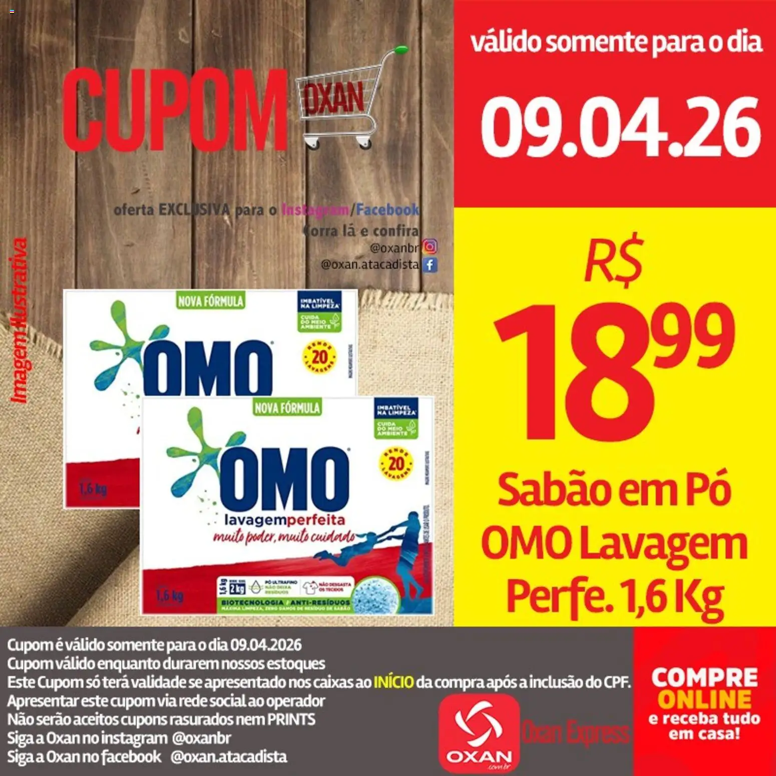 Oxan Atacadista Folheto - válido de 09.04.2026 | Página: 8 | Produtos: Pó, Sabão, Sabão em pó