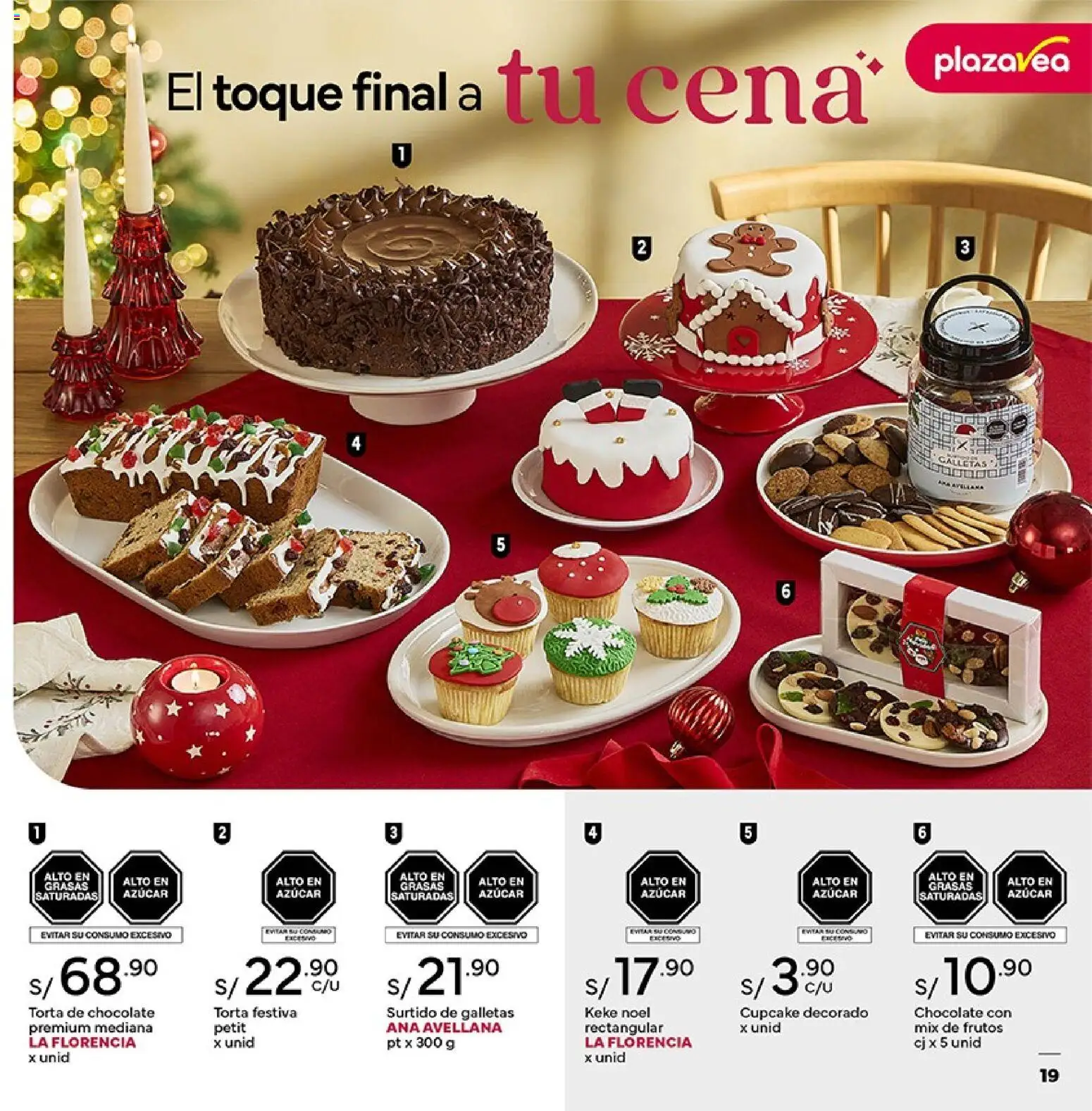 Catálogo Plaza Vea válido desde 10.12.2025 | Página: 19 | Productos: Chocolate, Galletas