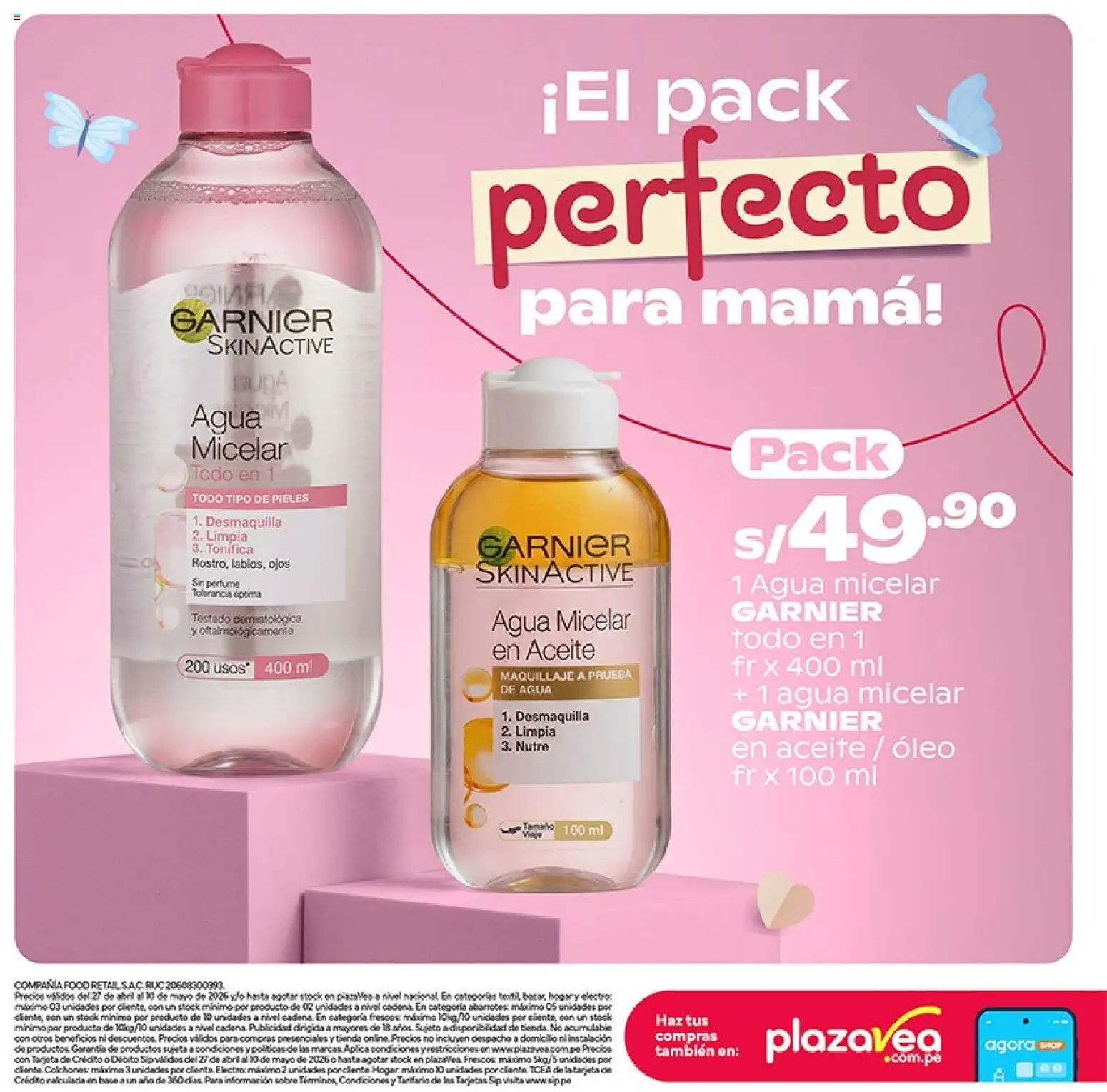 Catálogo Plaza Vea válido desde 27.04.2026 | Página: 28 | Productos: Aceite, Perfume, Maquillaje