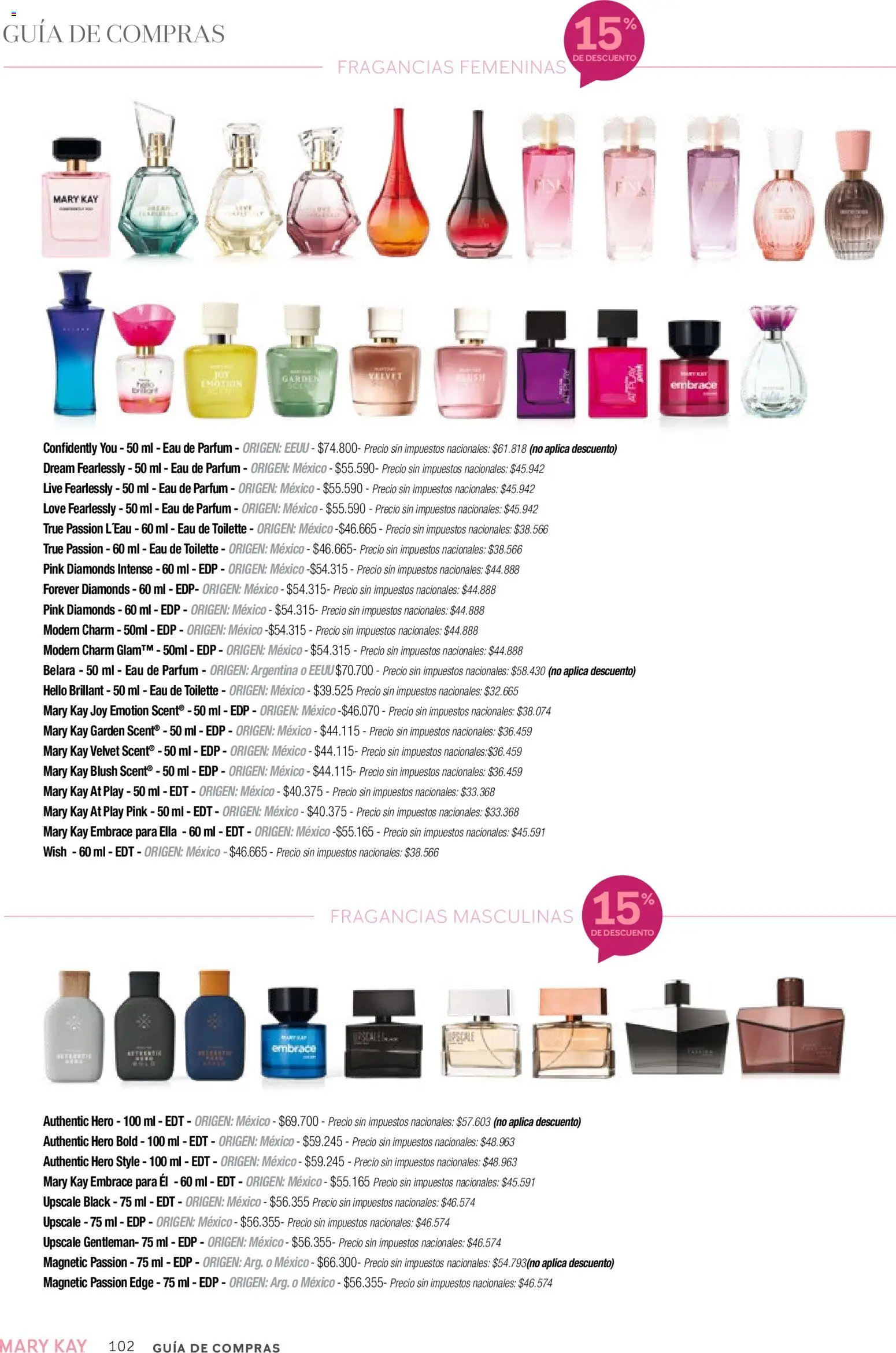 Mary Kay catálogo │ válido desde el 03.12.2025 | Página: 102 | Productos: Eau de toilette