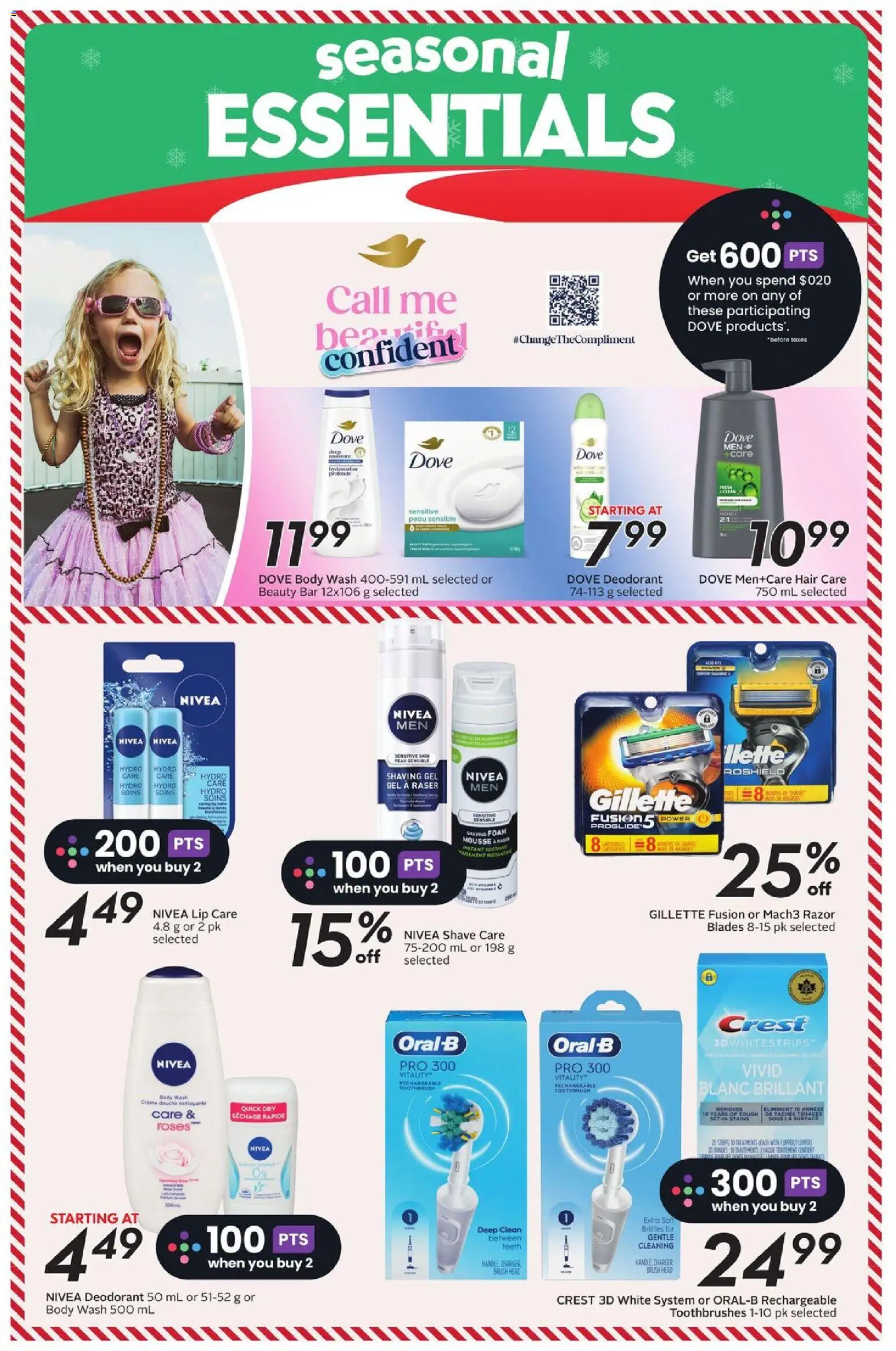 Safeway flyer valid from 27.11.2025 | Page: 24 | Products: Brush, Shaving foam, Body wash, Deodorant