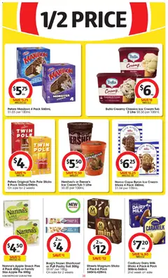 Preview of Coles  Catalogue  - valid from 03.12.2025 | Page: 39 | Products: Milk, Cream, Pastry, Raspberry