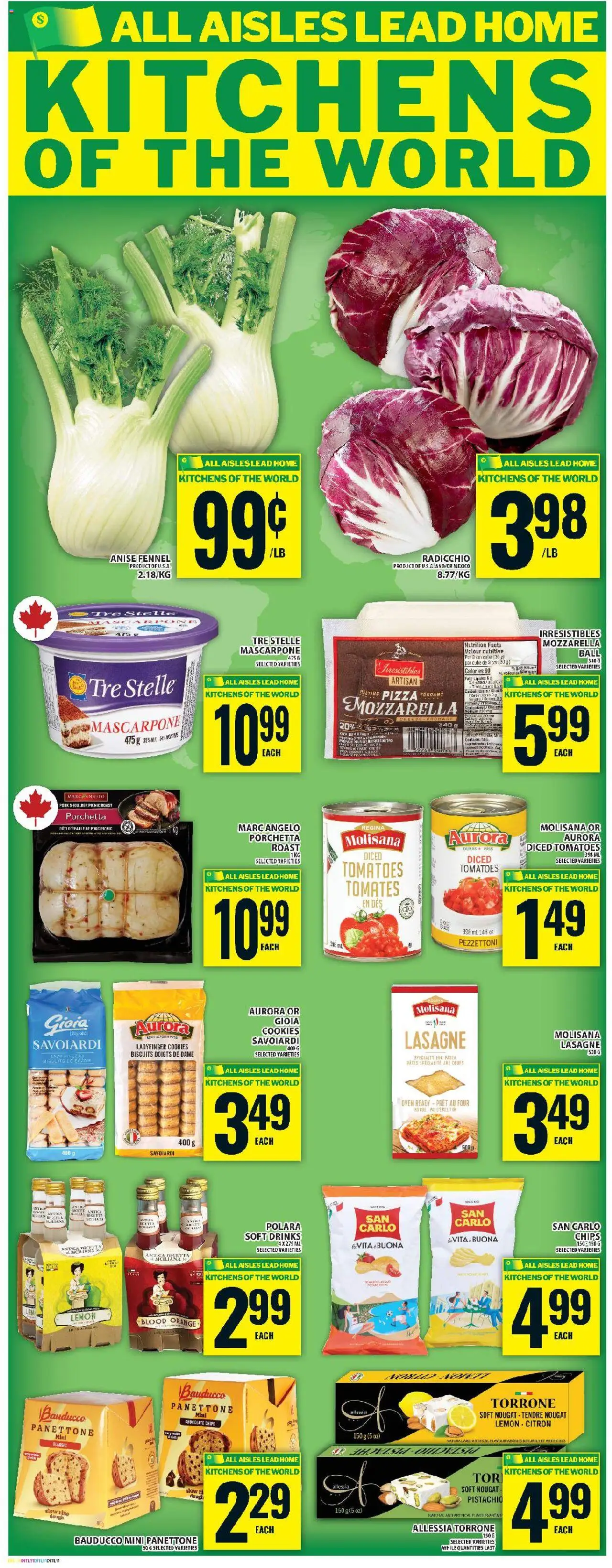 Food Basics flyer valid from 02.10.2025 | Page: 18 | Products: Chips, Cookies, Pork, Tomatoes