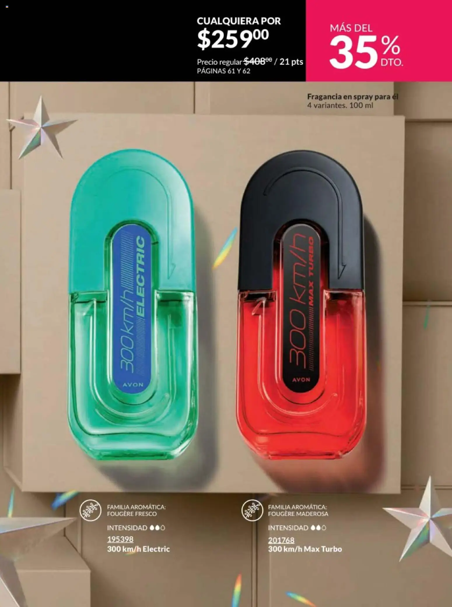 Nuevas ofertas de AVON válidas en toda la República Mexicana desde el 28.11.2025. ¡Encuentra las mejores ofertas en AVON campaña 18 2025! | Página: 61 | Productos: Fragancia