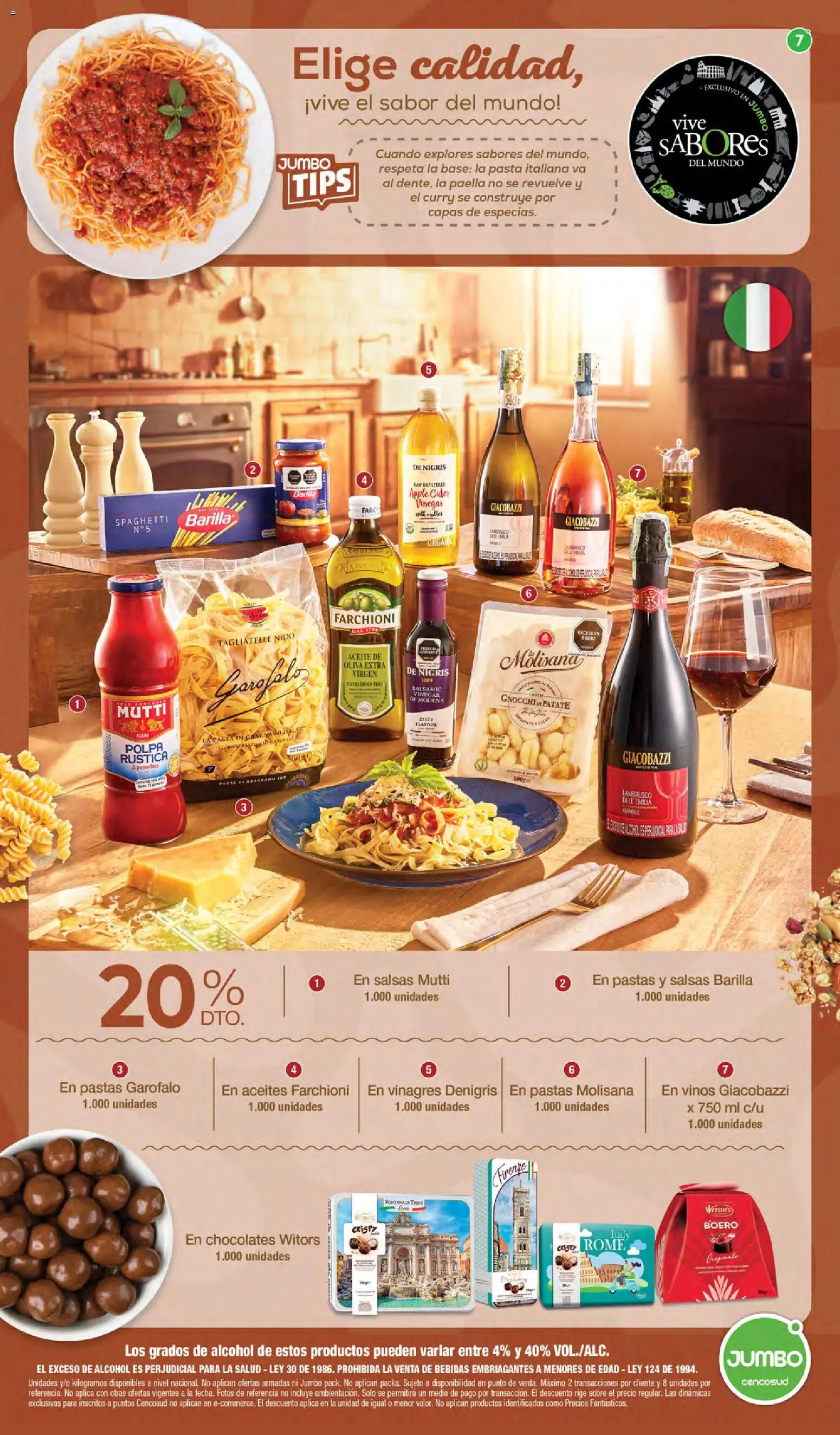 Jumbo revista - valida desde el 15.01.2026 | Página: 7 | Productos: Sobre, Chocolates, Oliva, Aceite
