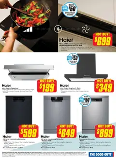 Preview of The Good Guys Cooking & Dishwashers - valid from 13.10.2025 | Page: 8 | Products: Wallet, Digital, Dishwasher, Fan