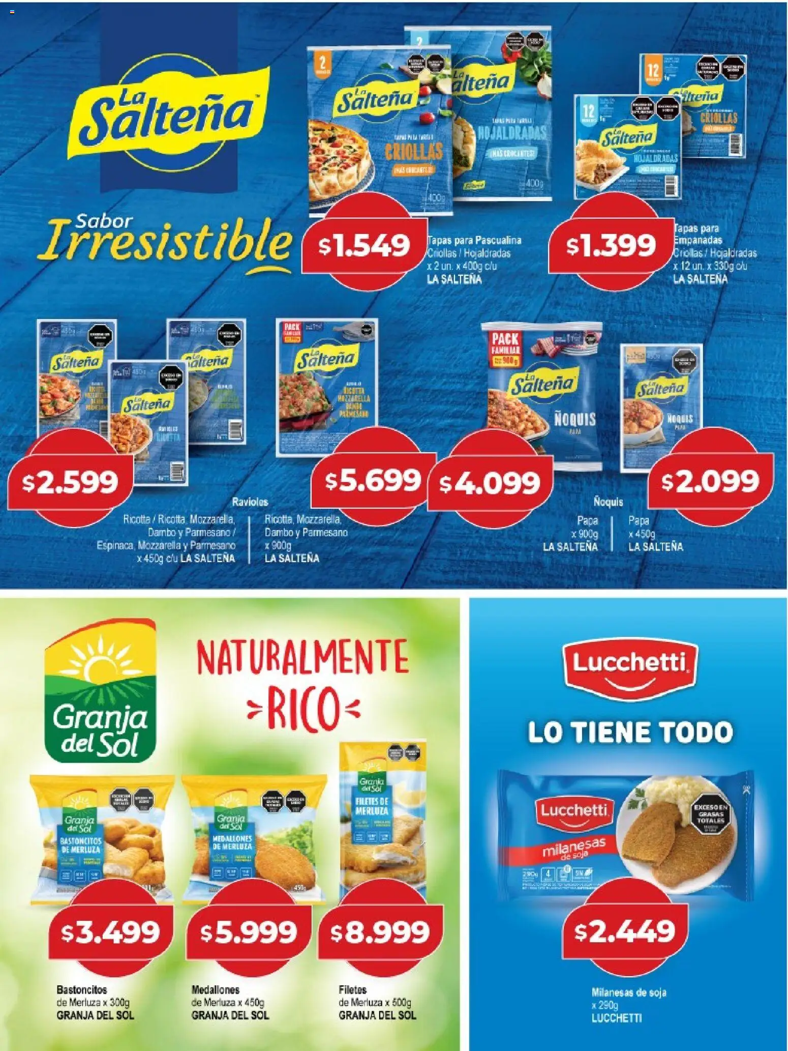 Vital - Especial de frescos │ válido desde el 30.03.2026 | Página: 5 | Productos: Papa, Ravioles, Ñoquis