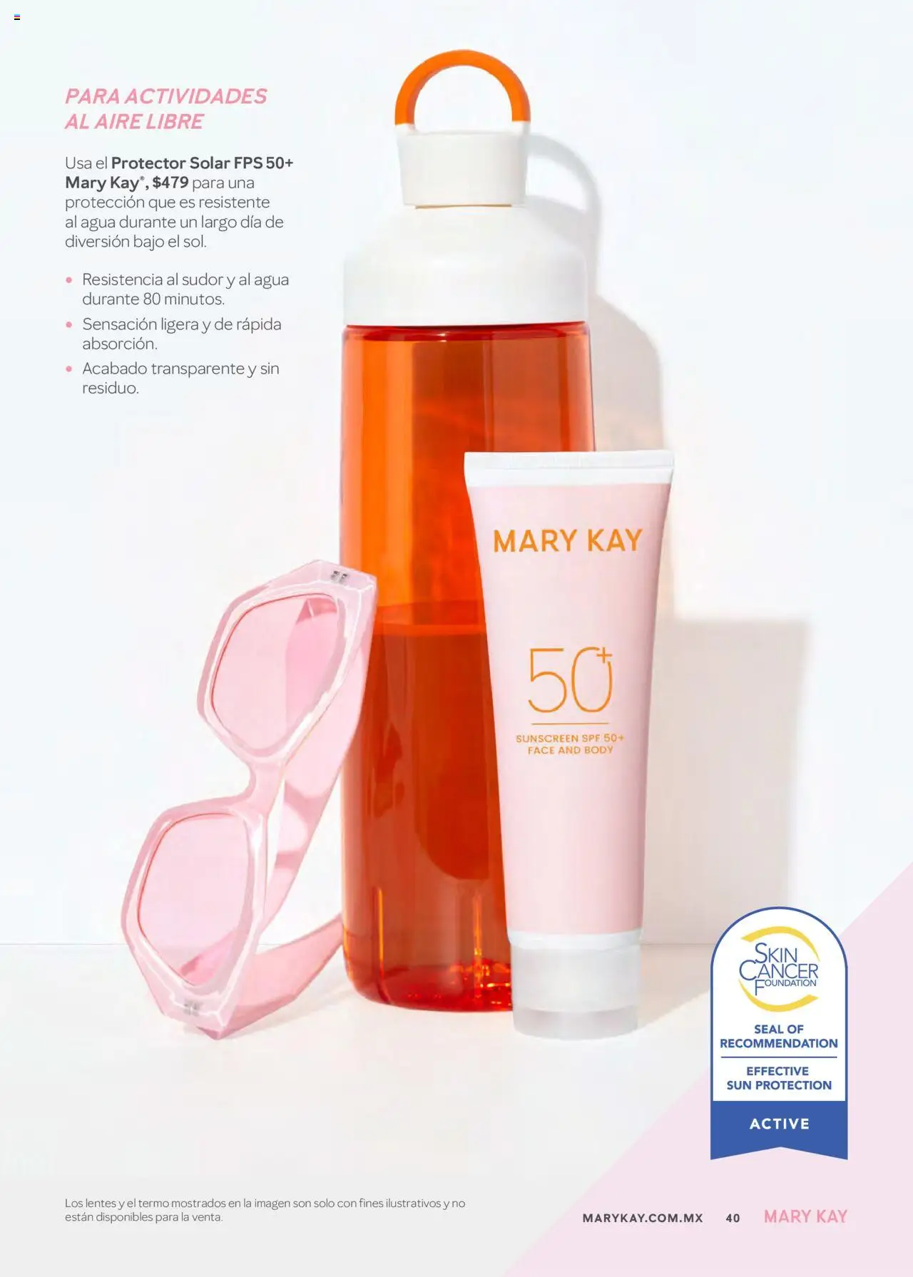 Nuevas ofertas de Mary Kay válidas en toda la República Mexicana desde el 01.07.2025. ¡Encuentra las mejores ofertas en Mary Kay catálogo! | Página: 40 | Productos: Agua, Body, Termo, Protector solar