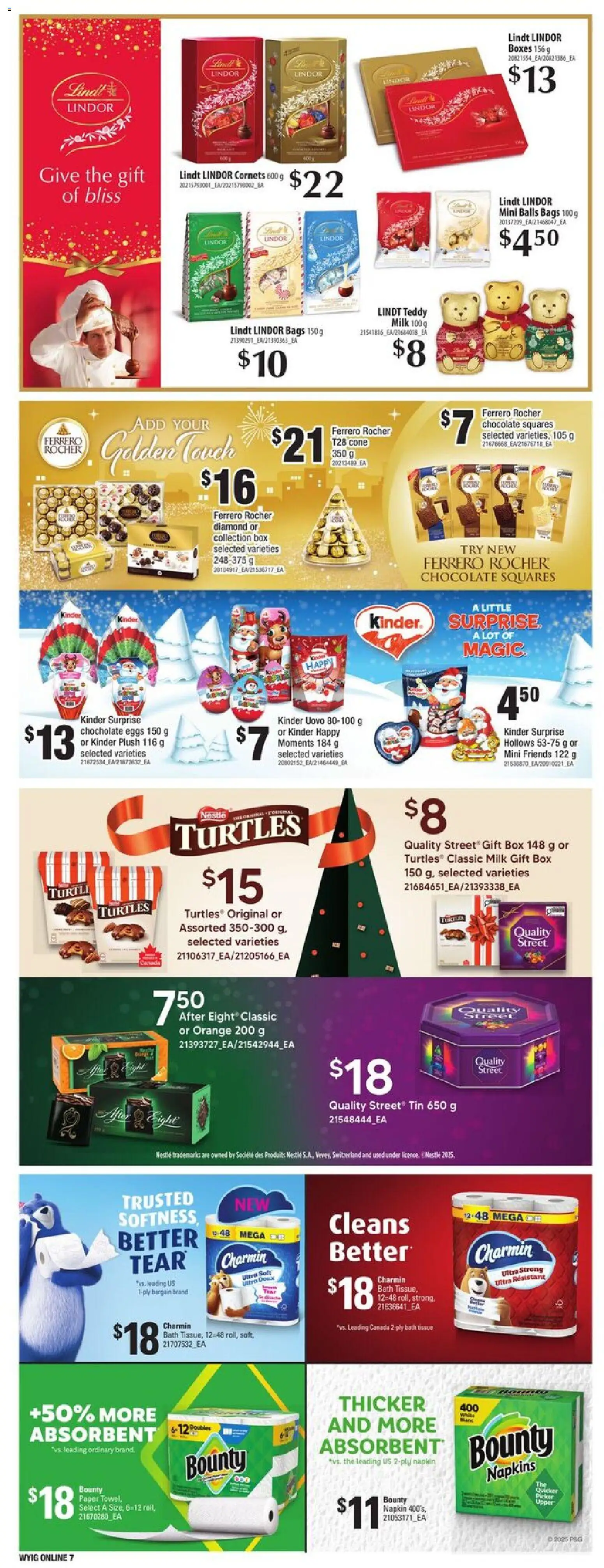 Independent Grocer flyer valid from 11.12.2025 | Page: 20 | Products: Bath, Milk, Eggs, Chocolate