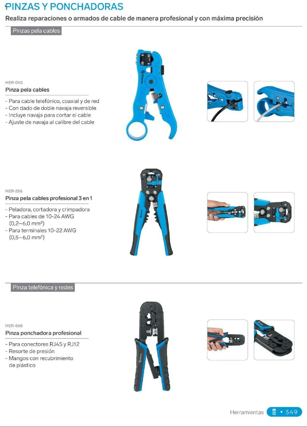 Nuevas ofertas de Steren válidas en toda la República Mexicana desde el 01.01.2025. ¡Encuentra las mejores ofertas en Steren catálogo! | Página: 367 | Productos: Navaja, Cable, Pinza
